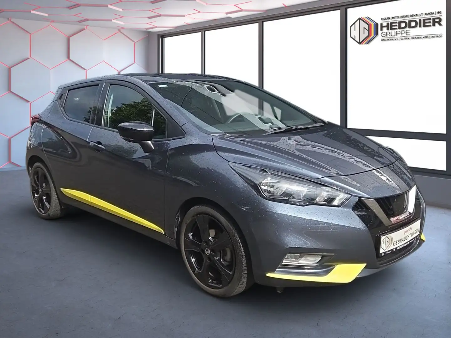 Nissan Micra Kiiro *NAVI*KLIMA*DAB*TEMPOMAT* Сірий - 2