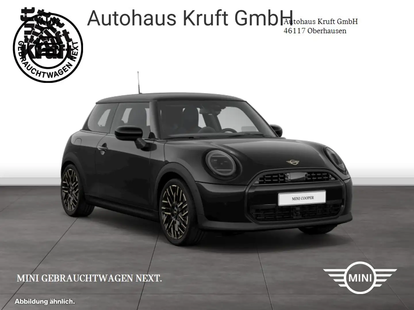 MINI Cooper C 3tür FAVOURED+JCW SITZE+HUD+KAMERA+LM18 Schwarz - 2