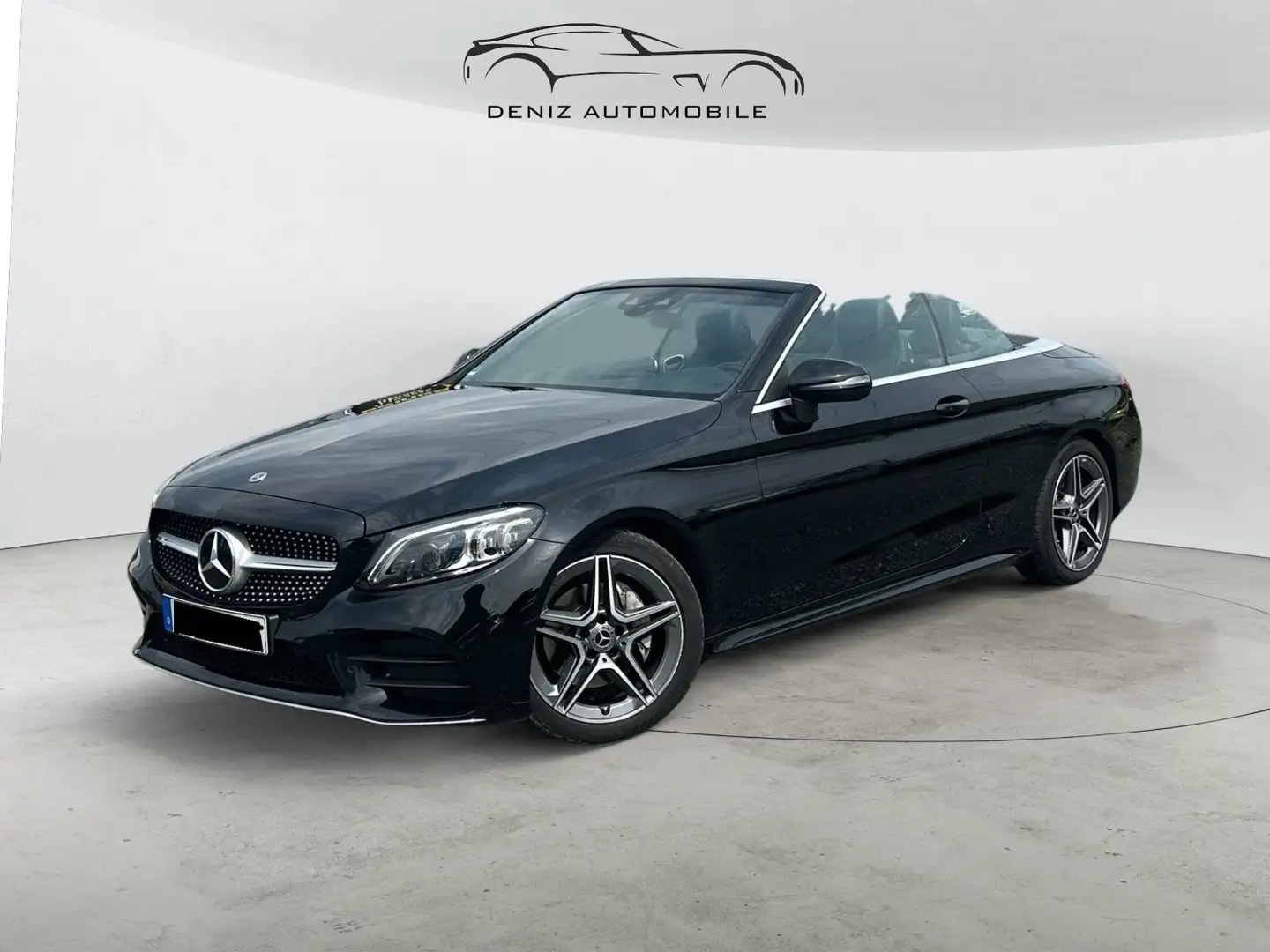 Mercedes-Benz C 220 Cabrio C 220 d *AMG*HUD*CarPlay*Scheckheft Noir - 1