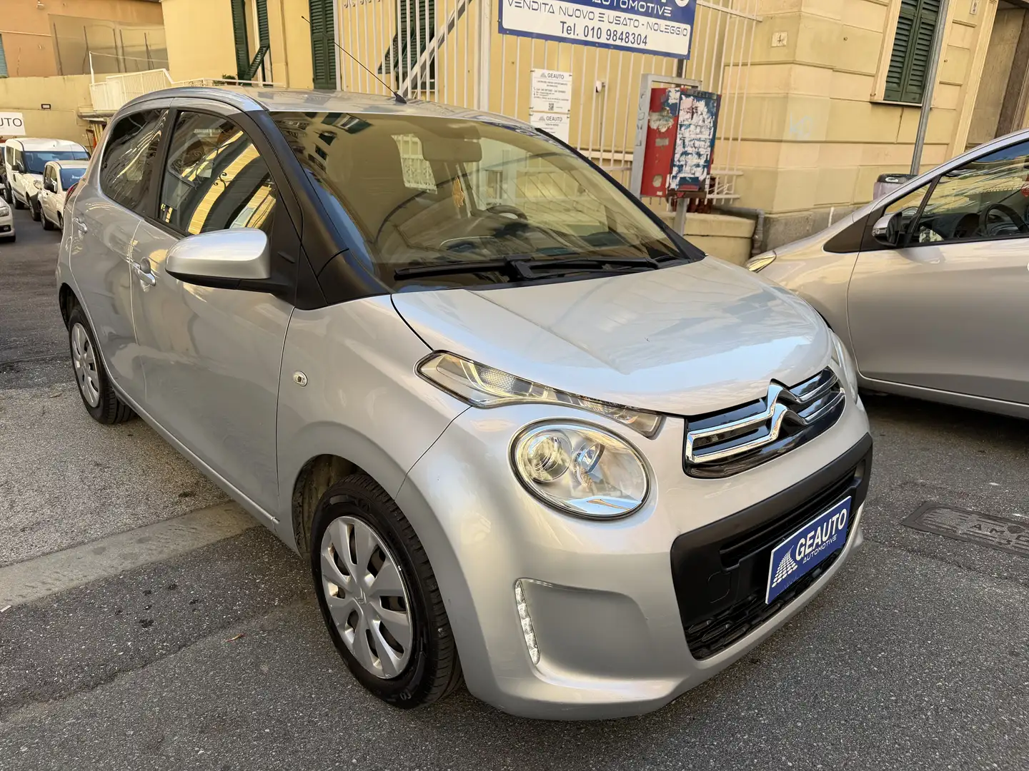 Citroen C1 5 PORTE 1.0 vti Feel EURO6 NEOPATENTATI-GARANTITA Argento - 1