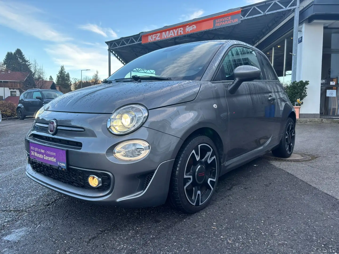 Fiat 500 0,9 TwinAir Turbo 85 500S Gris - 1