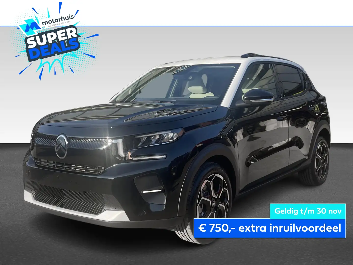 Citroen C3 E-C3 EV 44kWh 113pk Max Zwart - 1