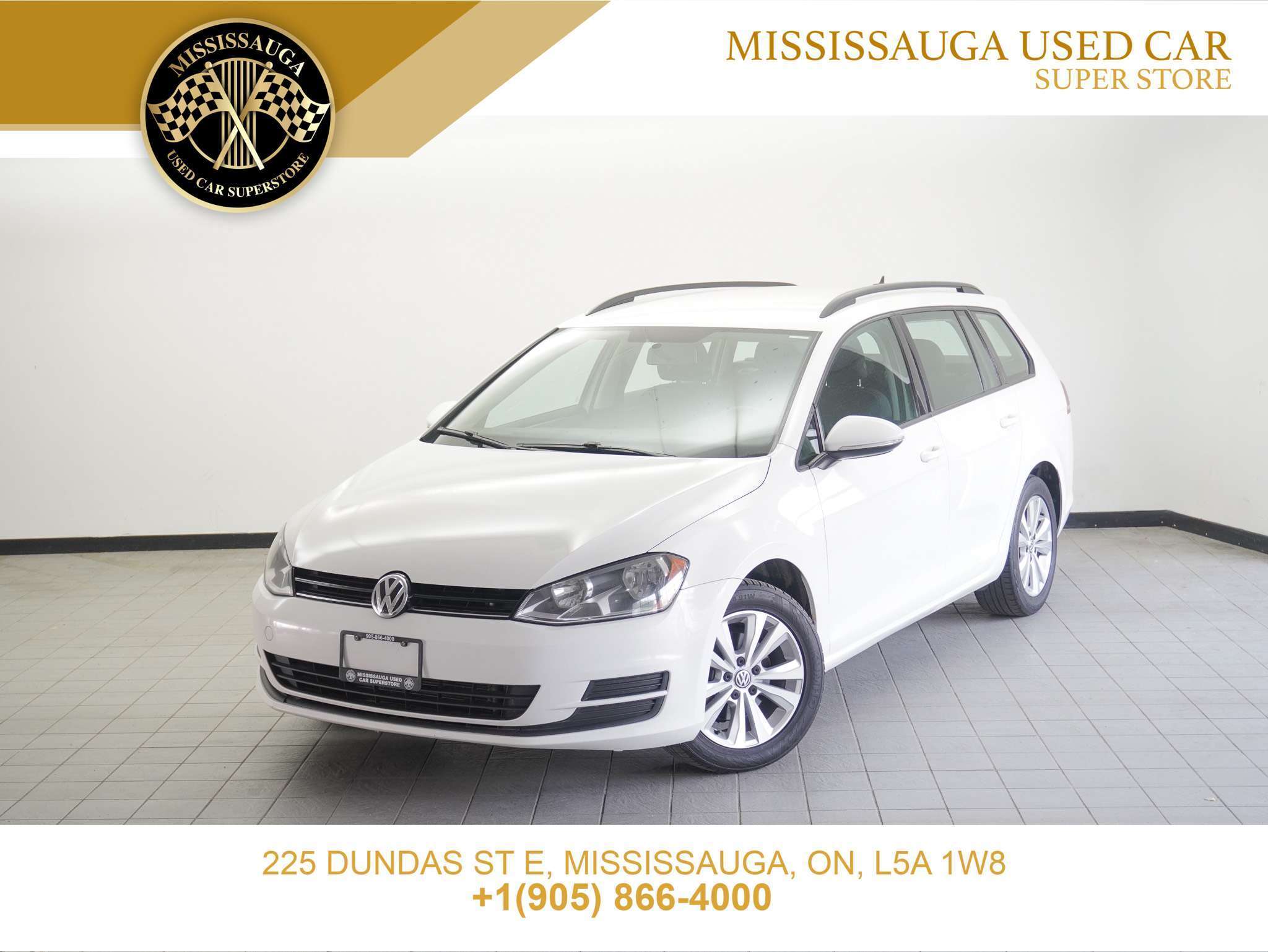 White 2017 Volkswagen Golf SportWagen Wagon Automatic