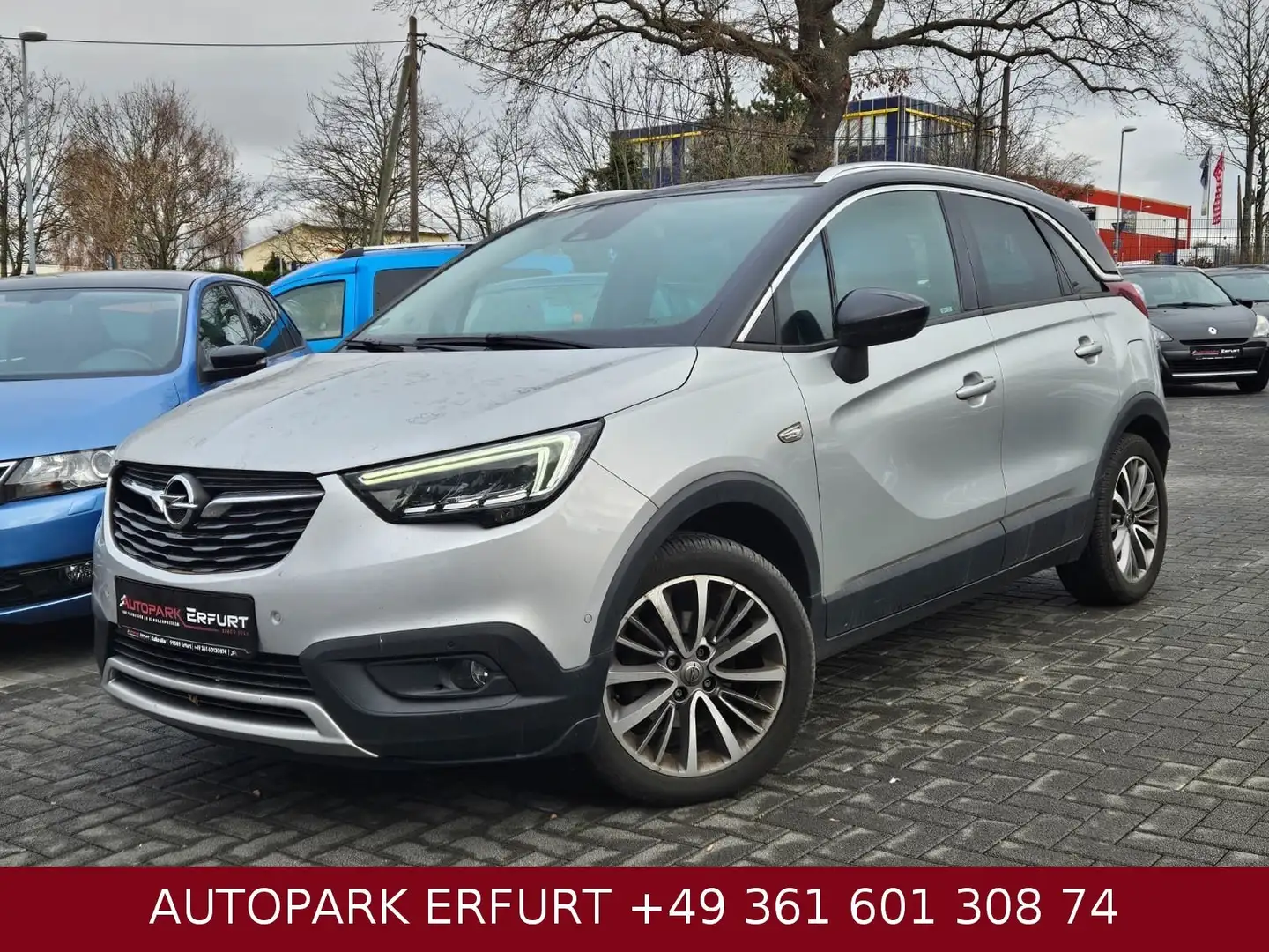 Opel Crossland X *Klima*Temp*Navi*Phone*StzH*PDC*LED Silber - 1