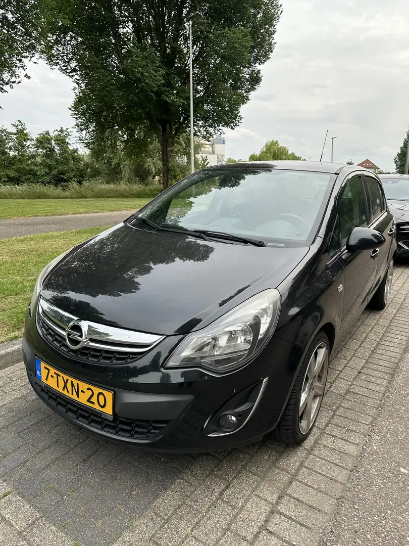 Opel Corsa Opel Corsa AUTOMAAT 2014 NEIUW APK/VOL OPTIE/AIRCO Zwart - 2