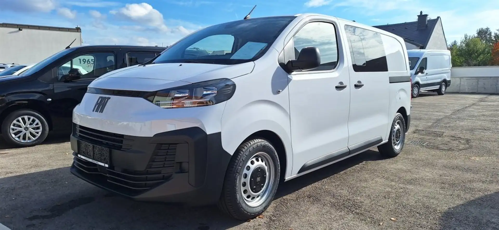 Fiat Scudo DoKa 6-sitzig L2H1 BlueHDi flexible Rückwand! Weiß - 1