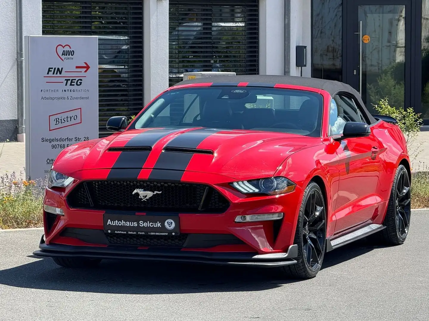 Ford Mustang Shelby GT 500 Look Cabrio *SHZ*Navi*SBL* Rouge - 2