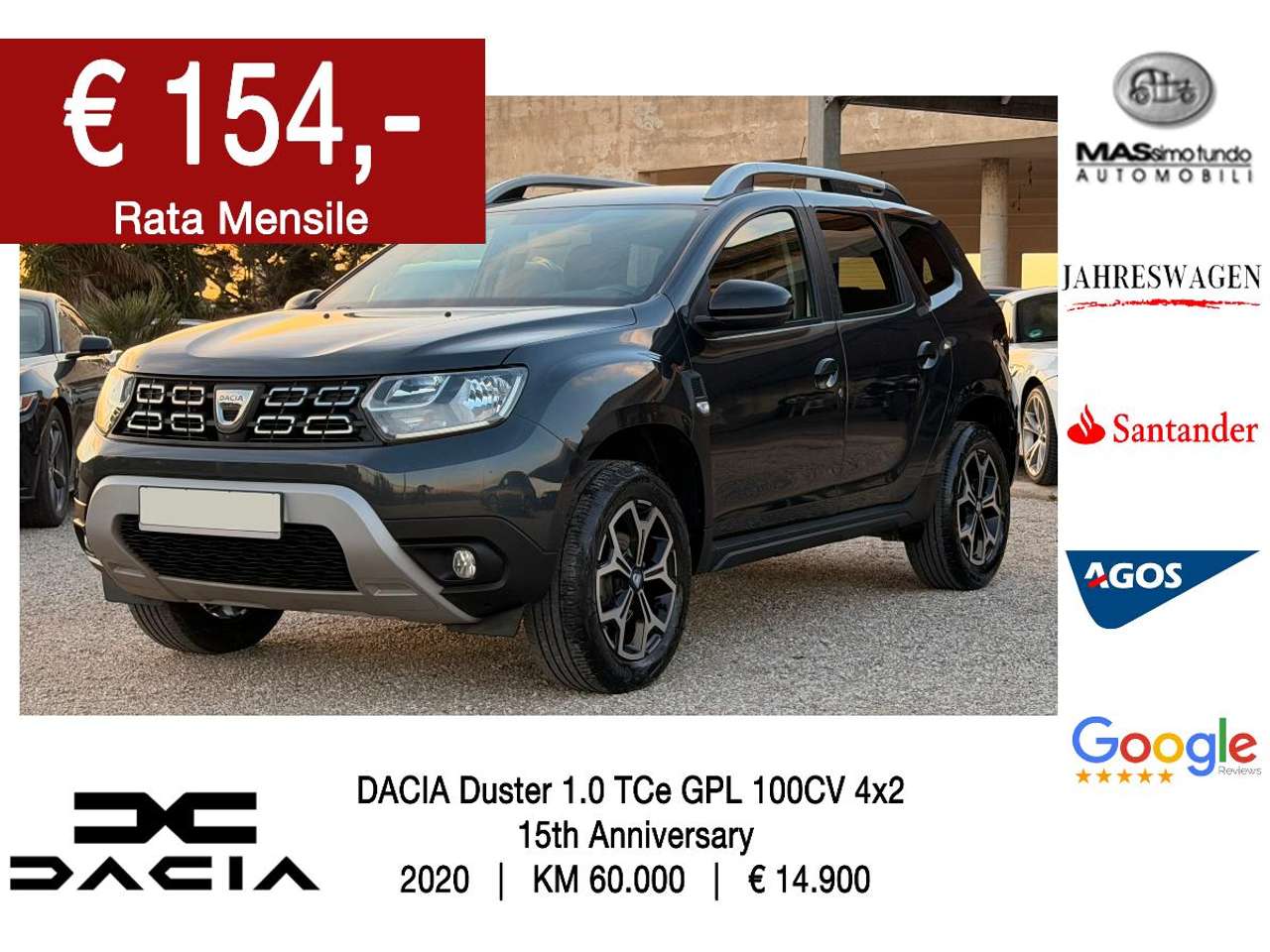 Dacia Duster 1.0 TCe GPL 100CV 4x2 Prestige DP