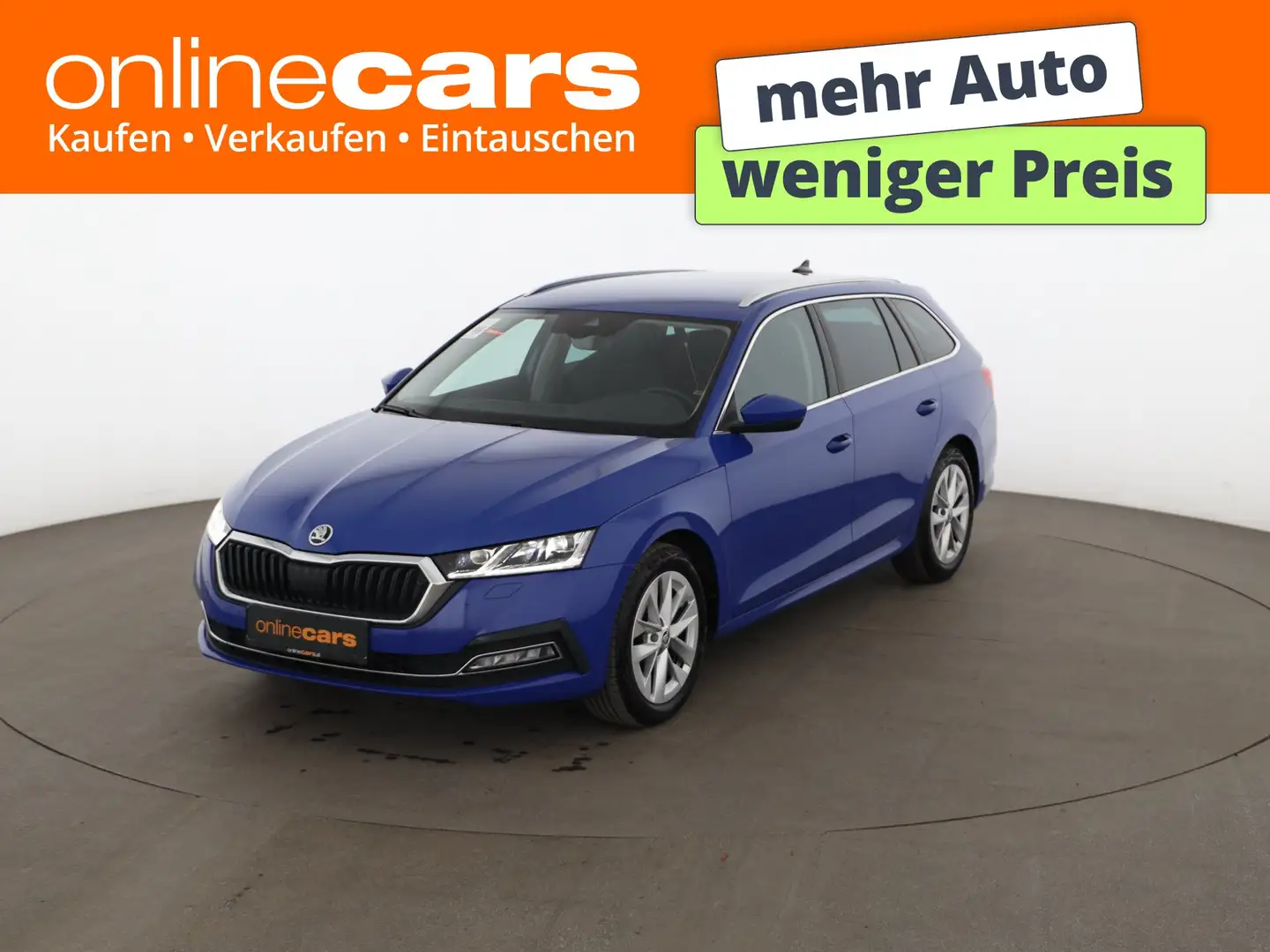 Skoda Octavia Combi 2.0 TDI Style Aut MATRIX RADAR NAVI Blau - 1