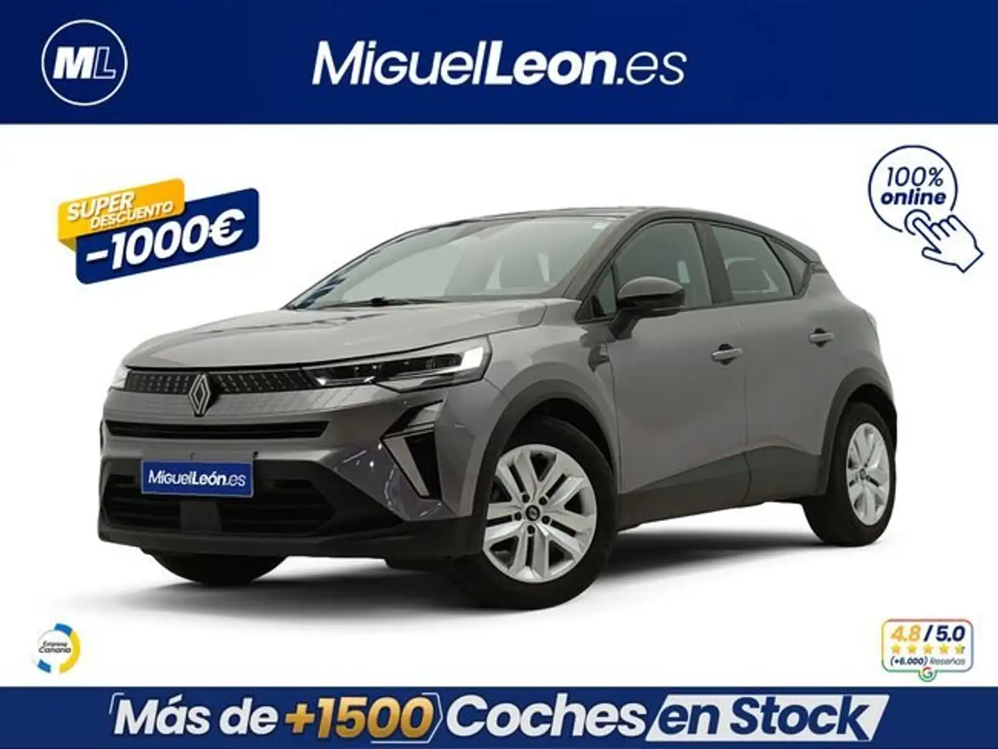 Renault Captur evolution TCe 67kW (90CV) Gris - 1