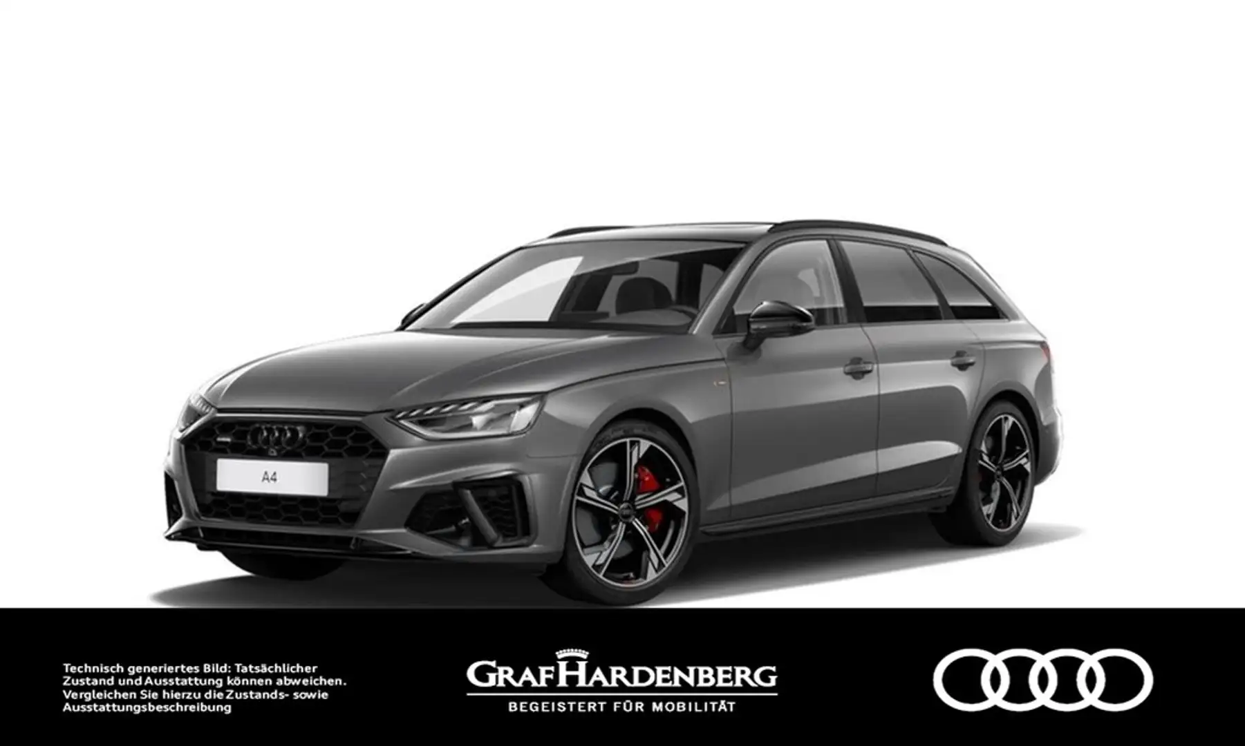 Audi A4 Avant 40 TFSI quattro S line LED Navi B&O Gris - 1