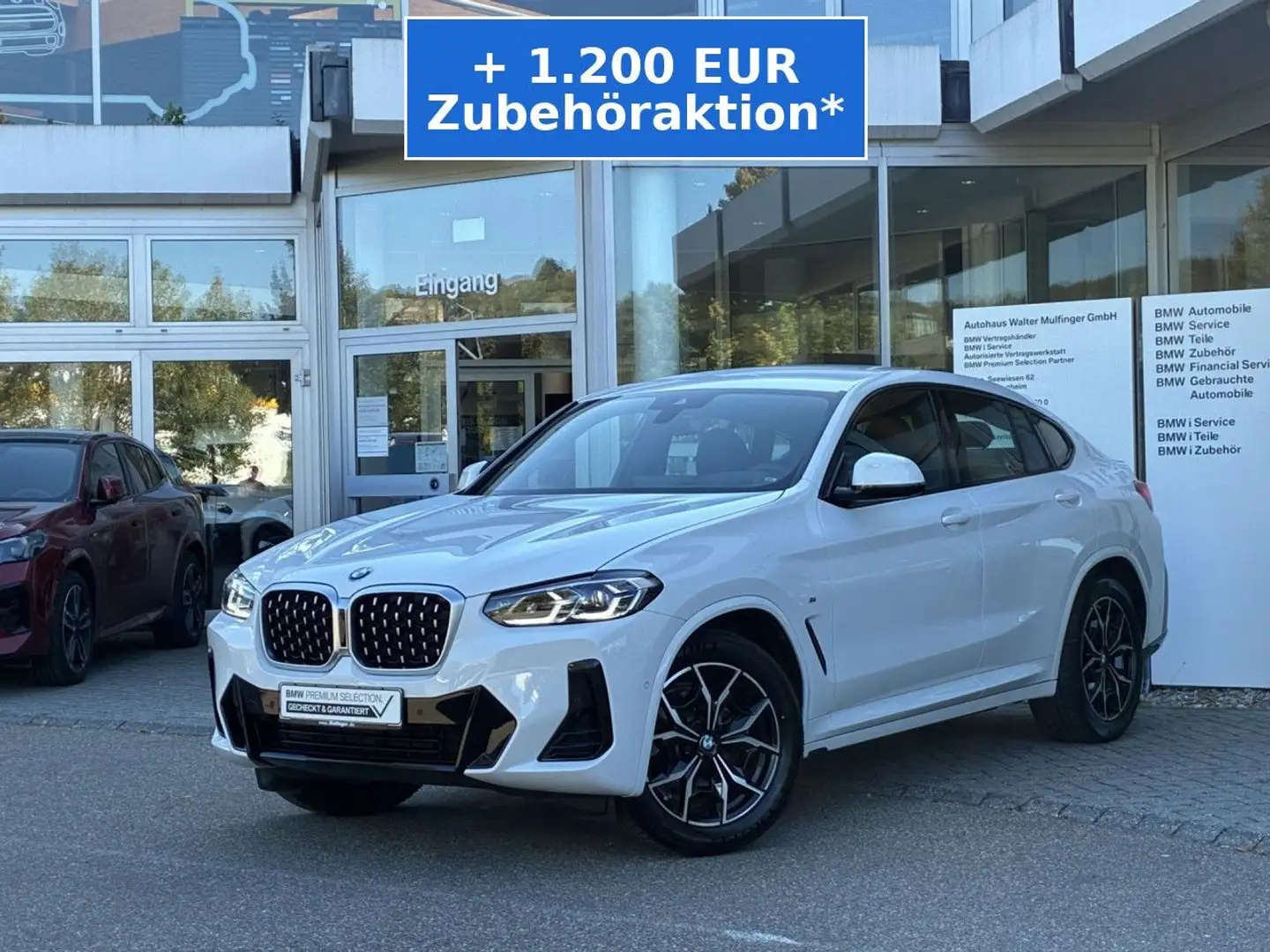 BMW X4 x20d M Sport Leder HUD Laser Kamera H/K AHK19 Weiß - 2