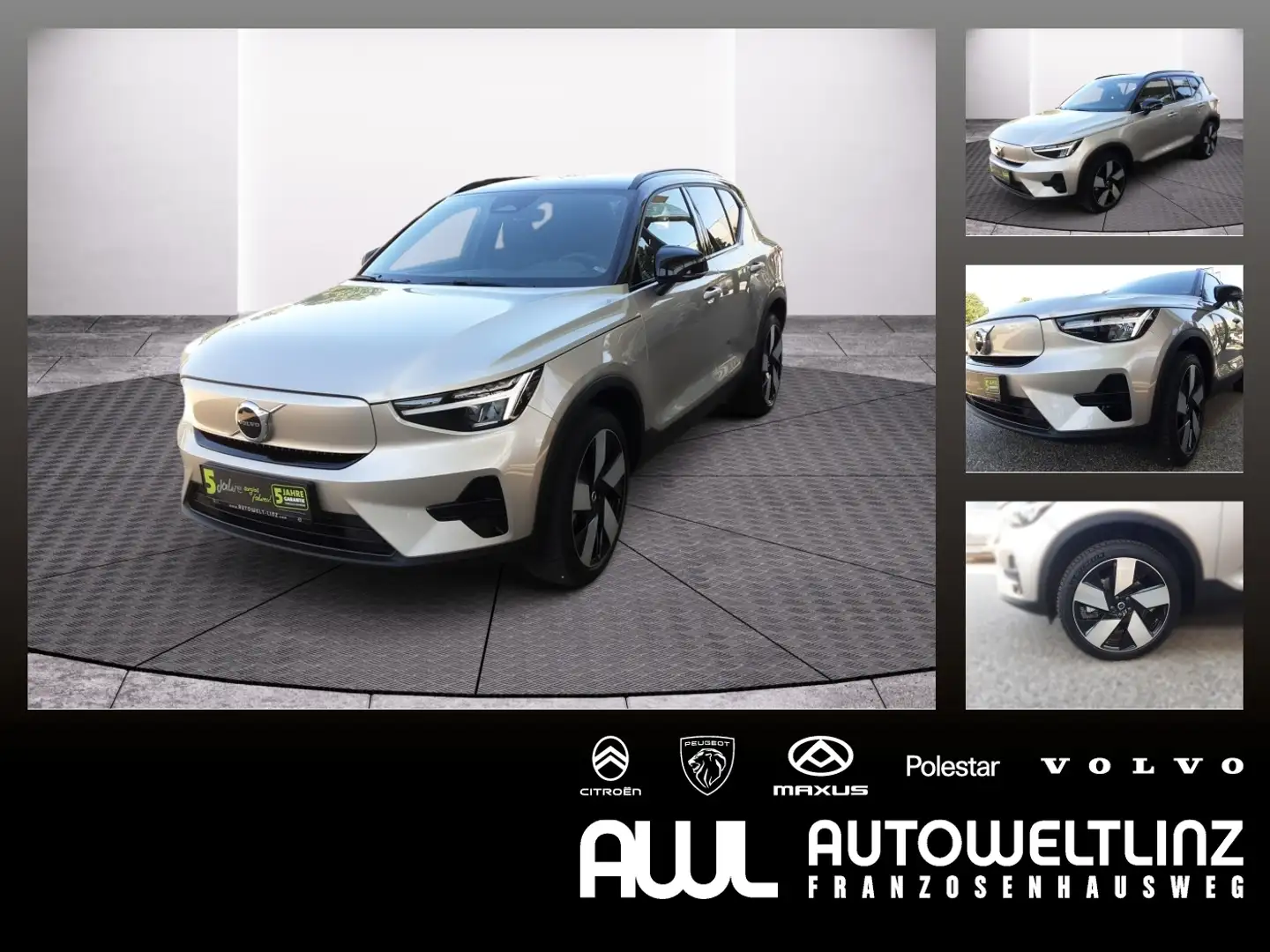 Volvo XC40 Recharge Twin Plus Beige - 1