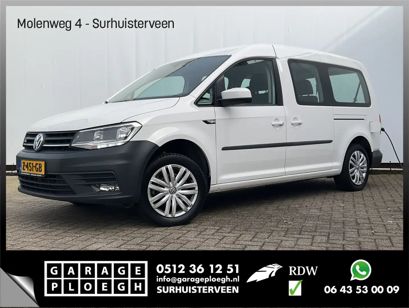 Volkswagen Caddy ABT E-Caddy Maxi Optie 7-Persoons 5-Zits Emissievr Blanc - 1