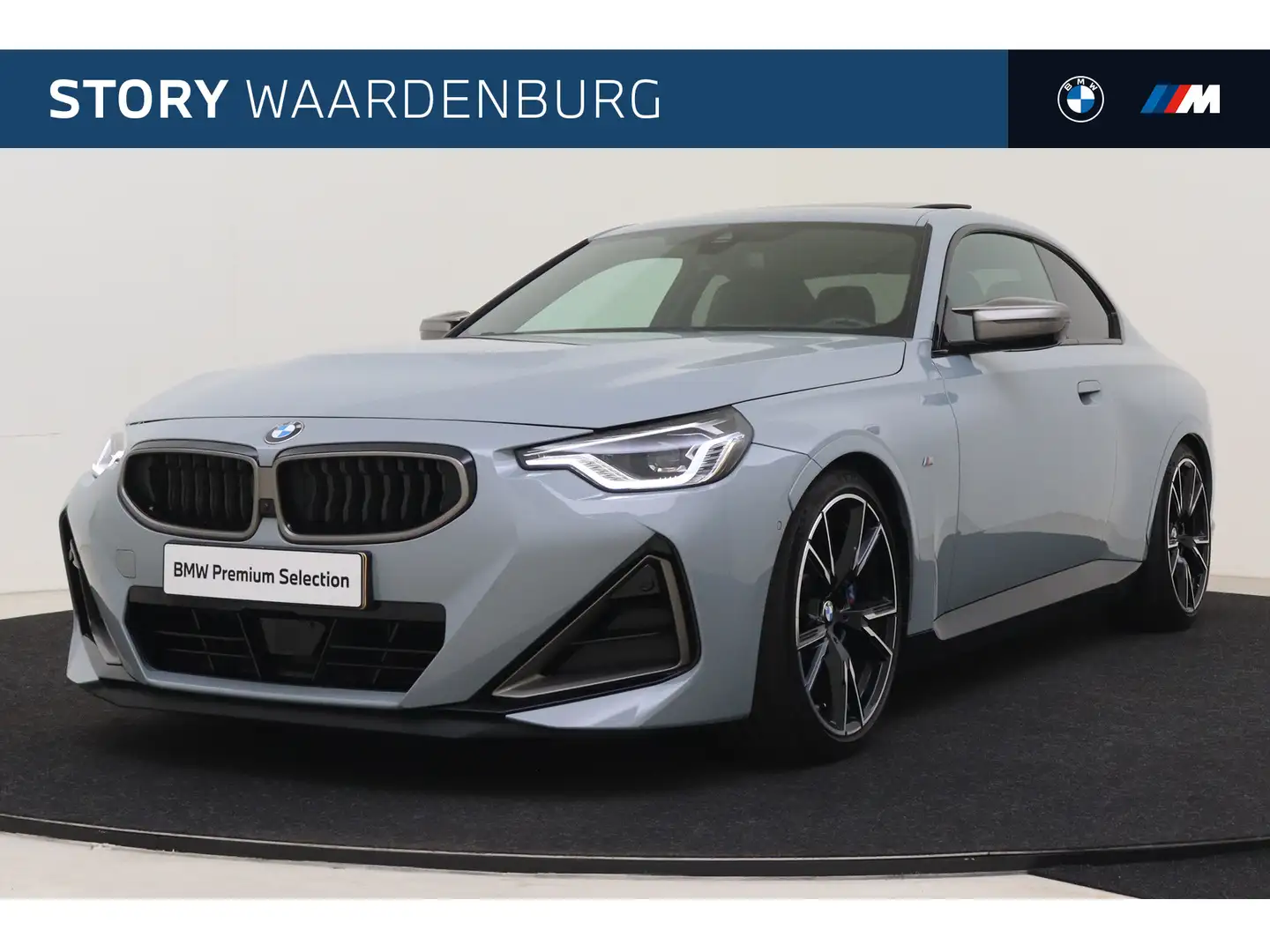 BMW 240 2 Serie Coupé M240i xDrive High Executive Automaat Grijs - 1