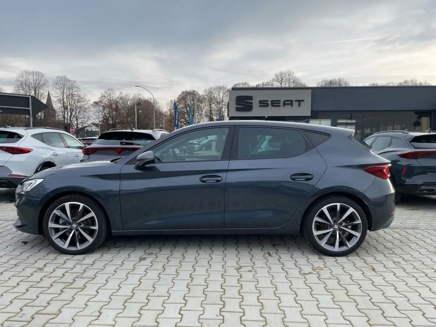 SEAT Leon FR 2.0 TDI DSG+Pano+Dynamic+LED+E-Sitz Gris - 2