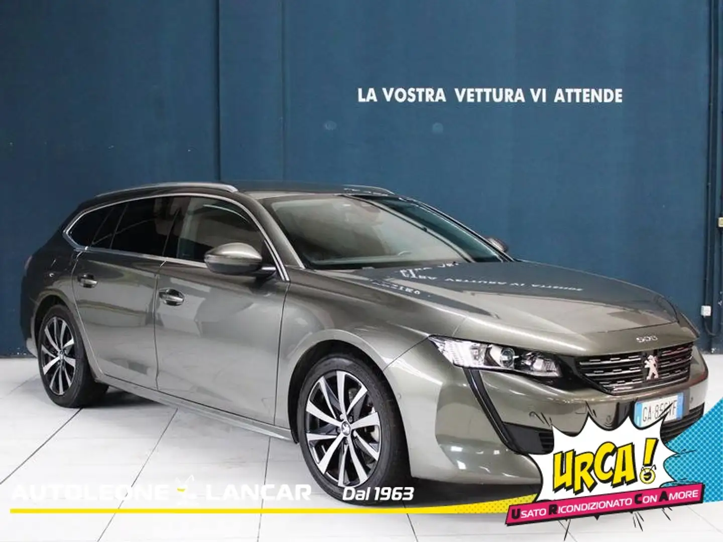 Peugeot 508 SW 2.0 bhdi Allure 160cv EAT8 AUTOMATICA + PELLE E Grijs - 1