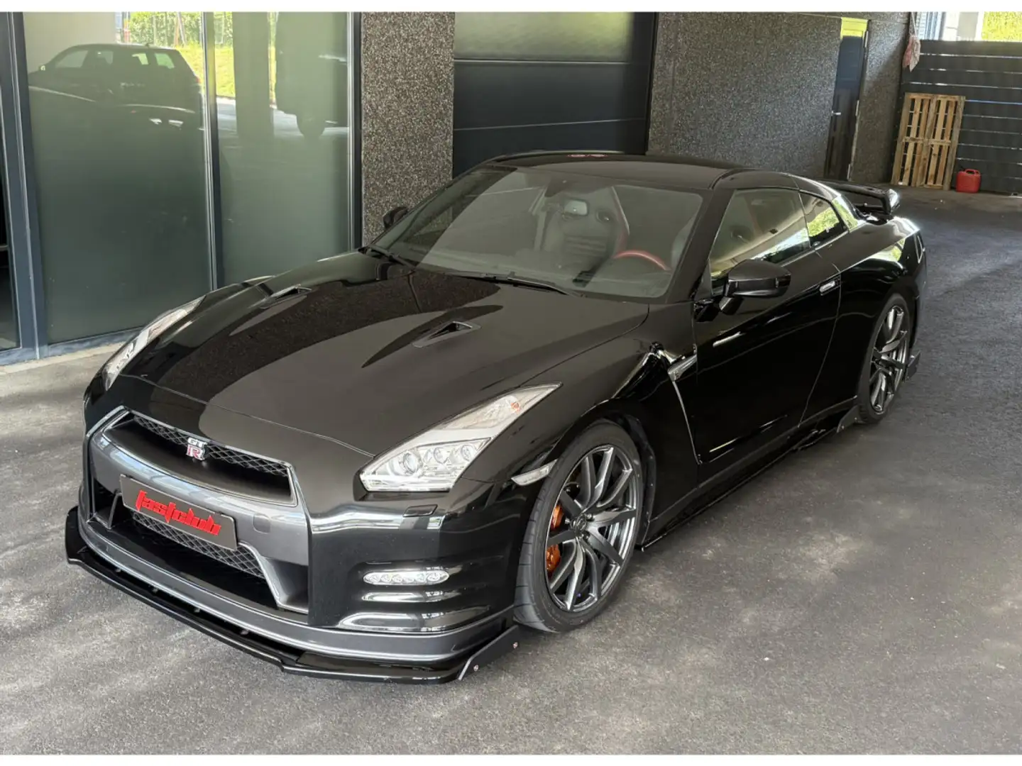 Nissan GT-R GTR R35 Black Edition Full Full options 1 year war Zwart - 1