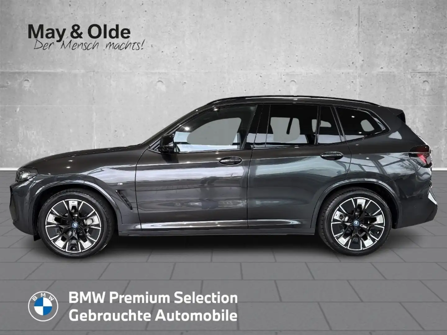 BMW iX3 M SPORT AHK SHZ LHZ HUD Pano 360grad Navi Leder Me Grau - 2