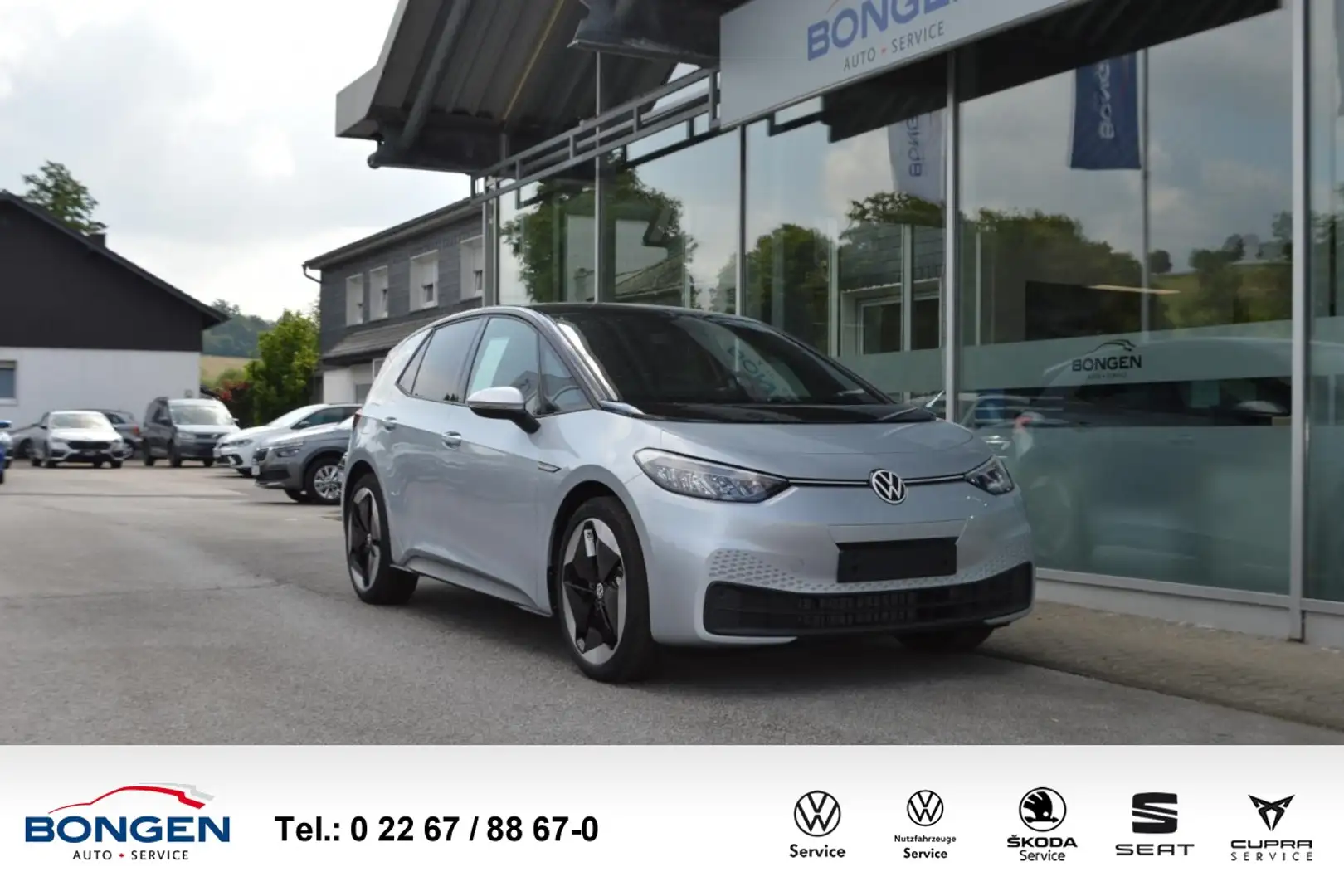 Volkswagen ID.3 Pro Perfomance 58kWh Klima Navi Rückfahrkamera Gümüş rengi - 1