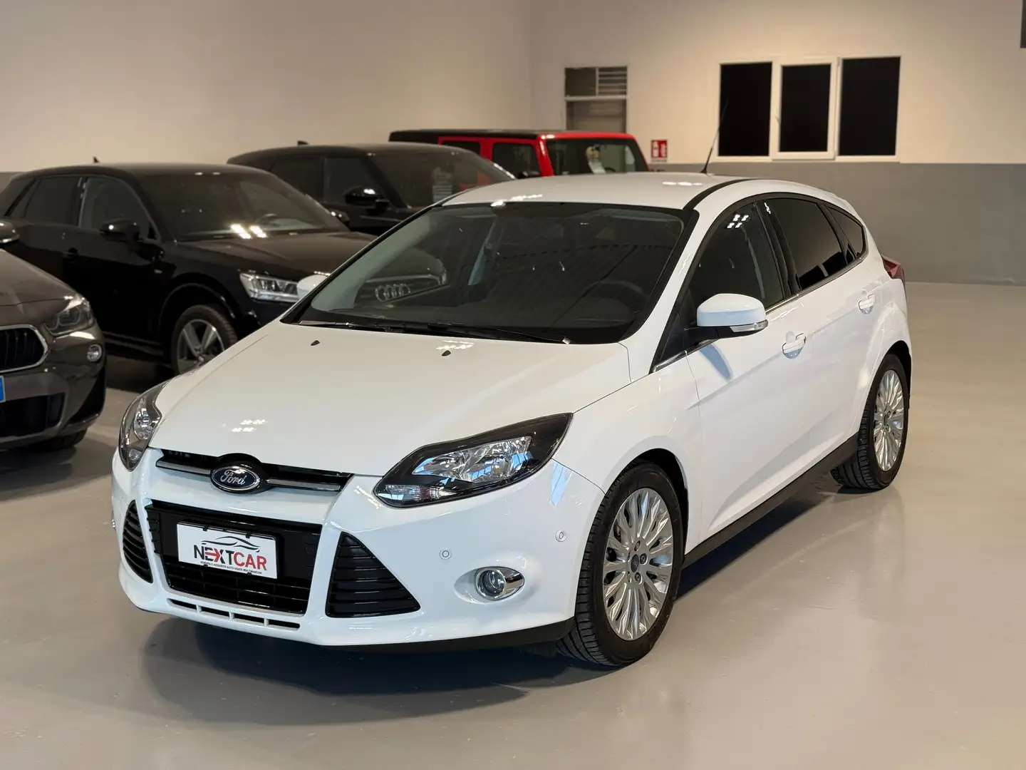 Ford Focus 5p 1.6 tdci Titanium 115cv Bianco - 1