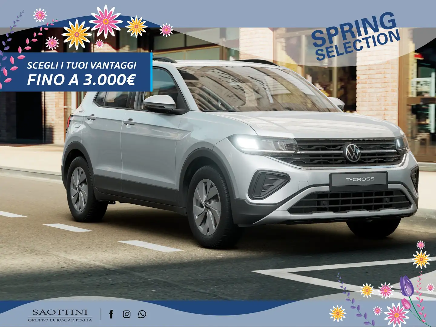 Volkswagen T-Cross 1.0 TSI Life 115 CV DSG Grijs - 2