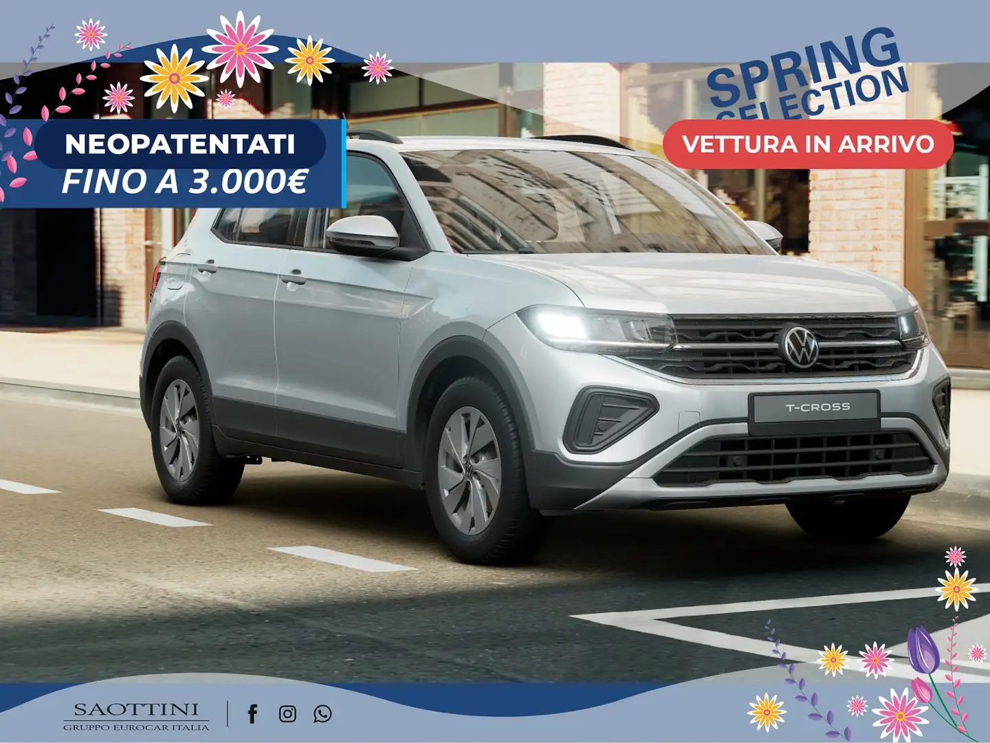 Volkswagen T-Cross 1.0 TSI Life 115 CV DSG Grigio - 2
