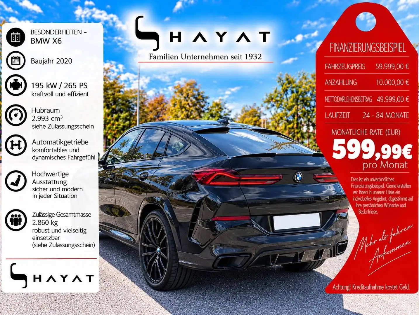 BMW X6 Schwarz - 1
