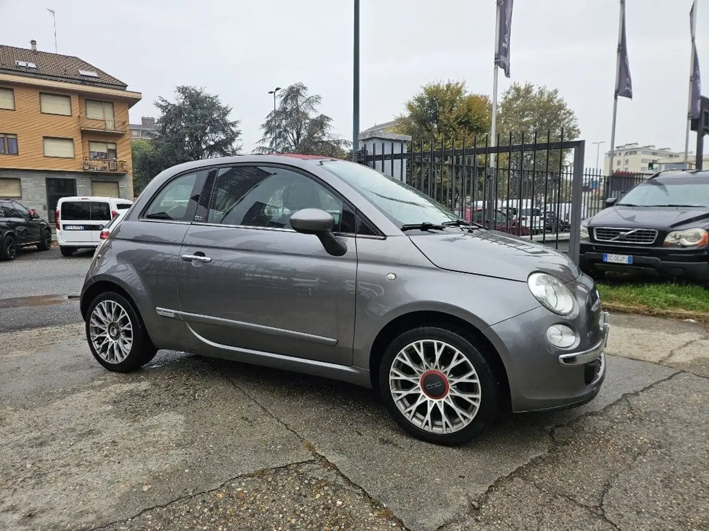 Fiat 500C 1.2 Gris - 2