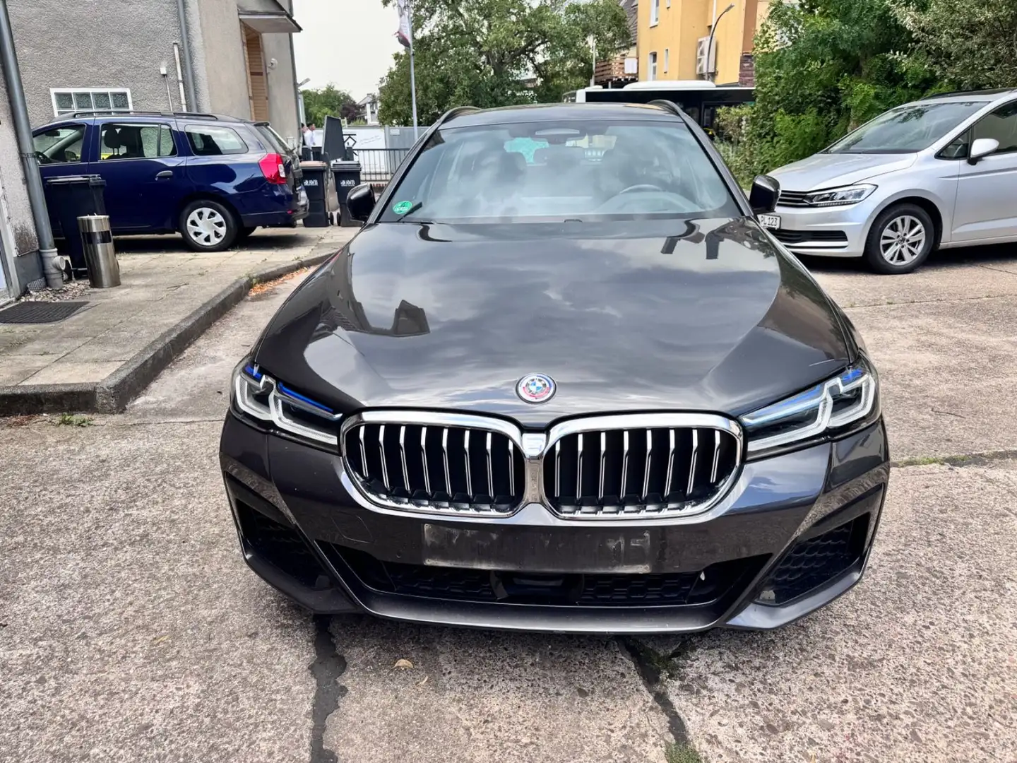BMW 530 Baureihe 5 Touring 530 e M Sport Garantie Grigio - 2