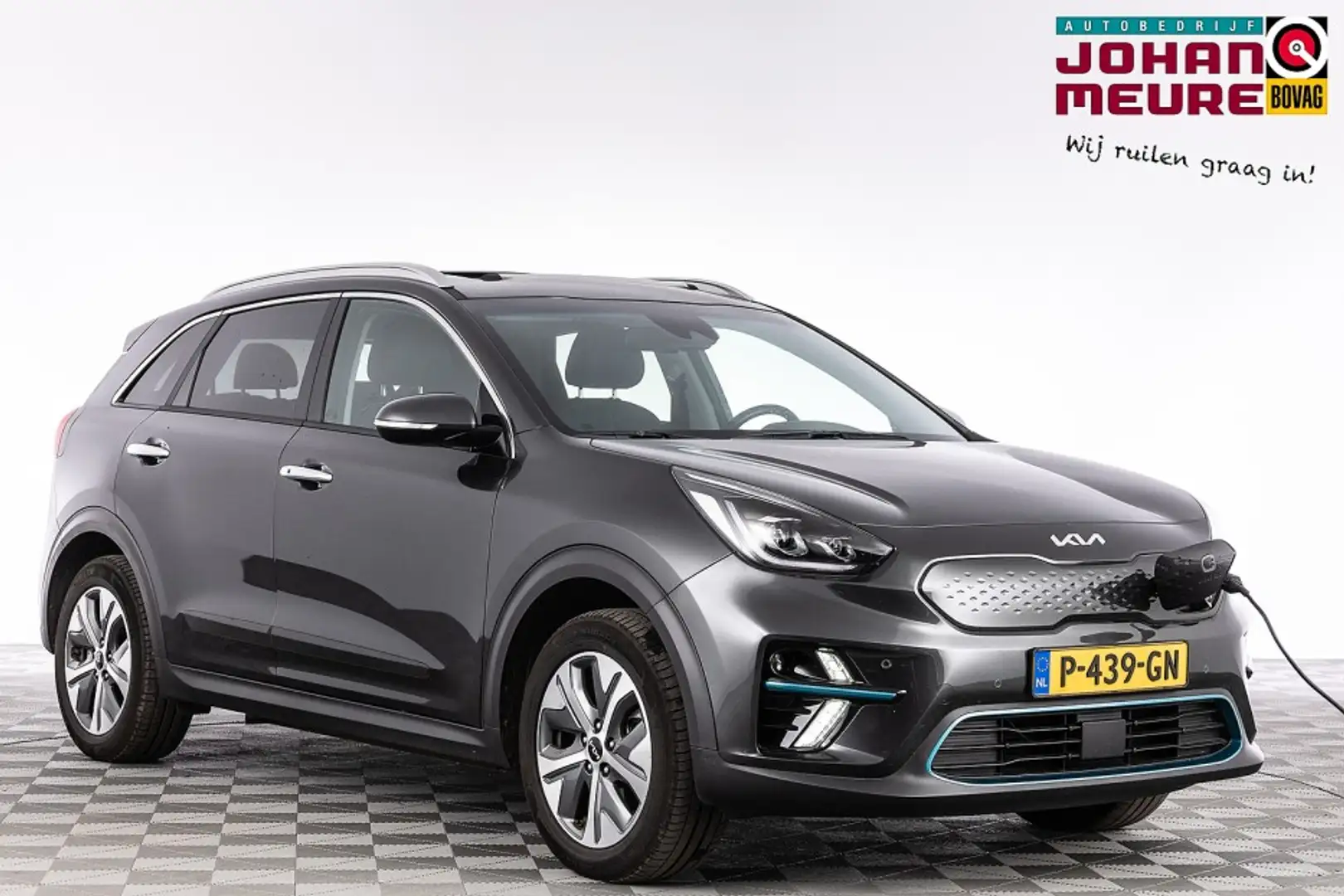 Kia e-Niro DynamicPlusLine 64 kWh | SCHUIFDAK | NAVI | Half L Gris - 1