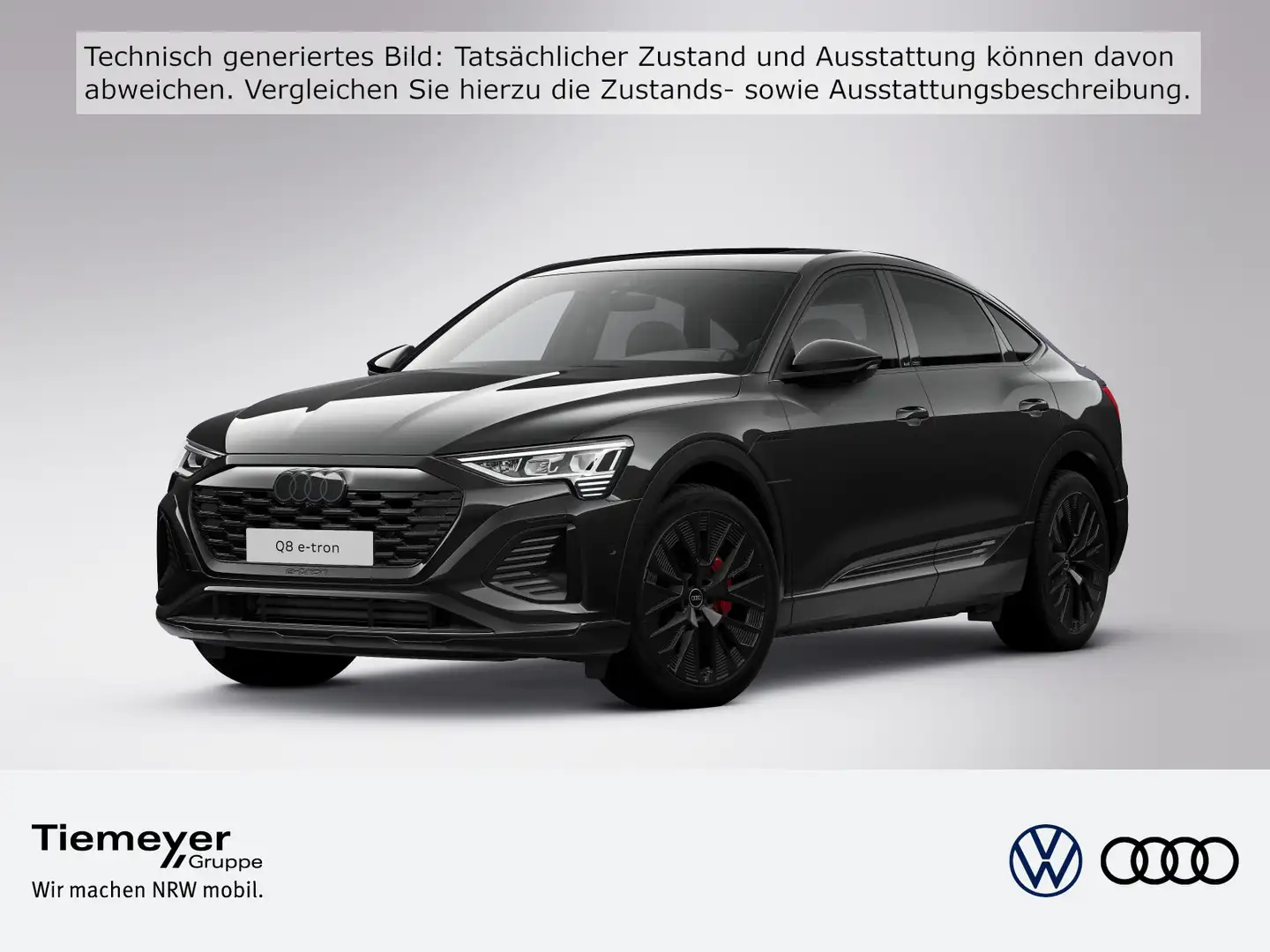 Audi Q8 e-tron 55 Q S LINE PANO OPS+ BuO LM Schwarz - 1