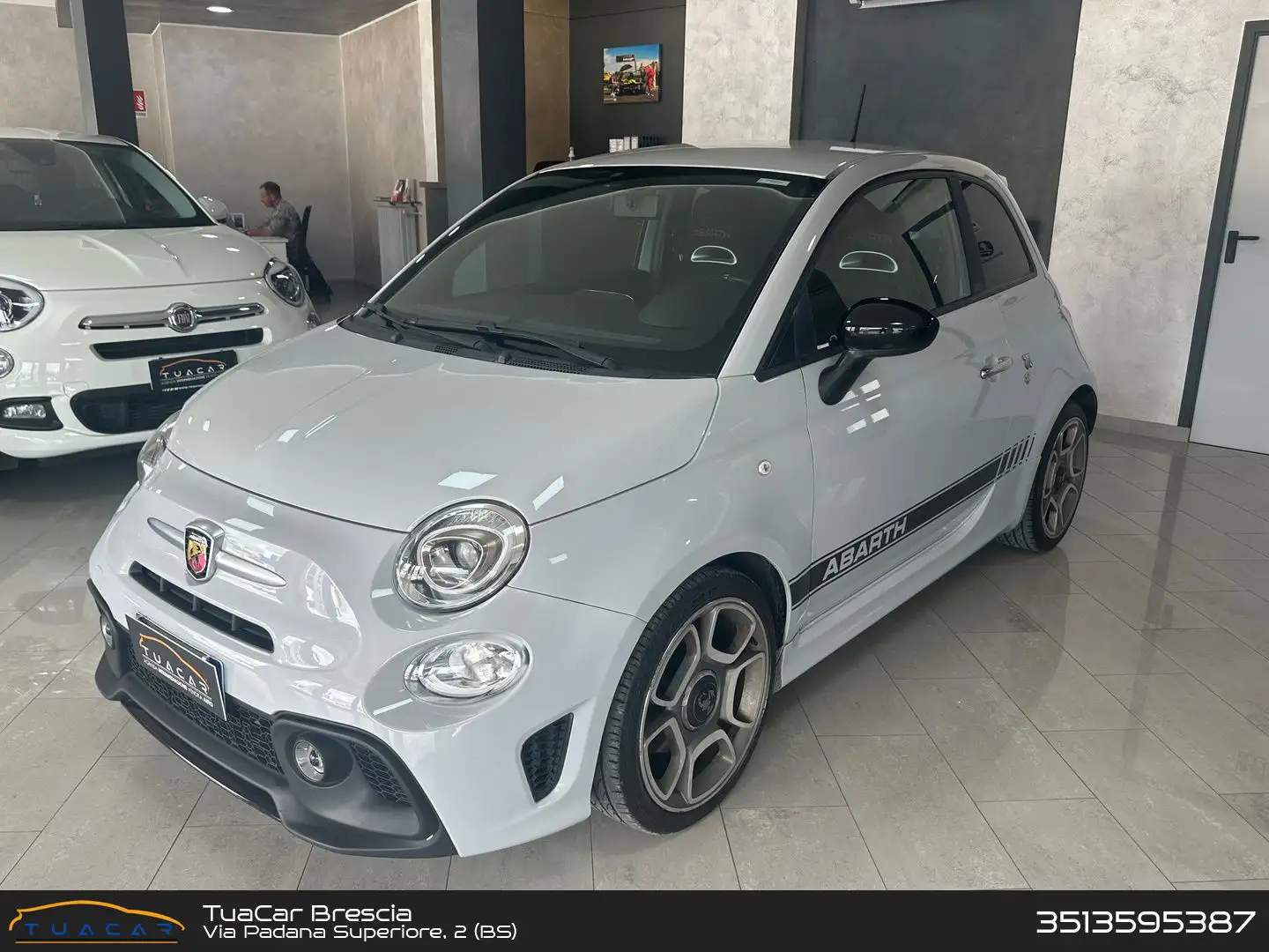 Abarth 595 Turismo 1.4 T-Jet Gris - 1