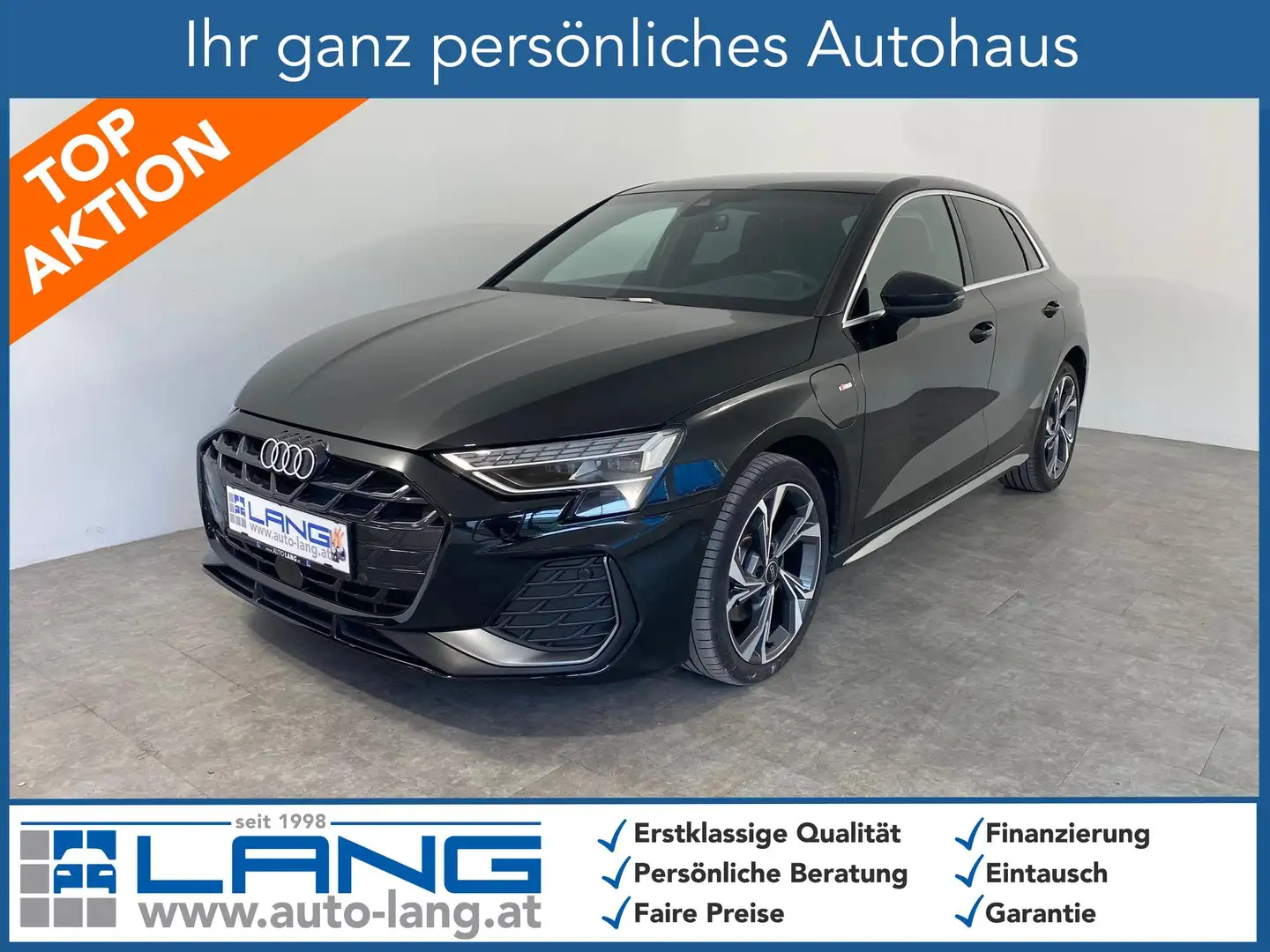 Audi A3 Sportback 40 1.5 TFSI e S line MATRIX*NAVI*RFK ... Schwarz - 1