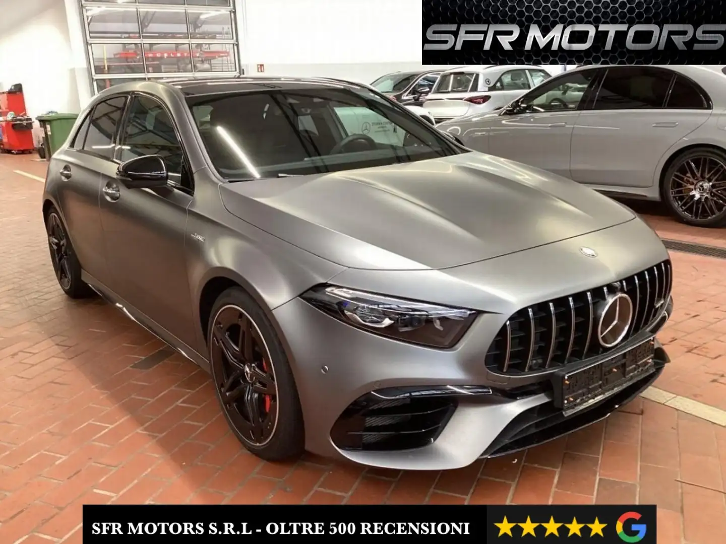 Mercedes-Benz A 45 AMG S Line Premium Plus 4matic+auto TETTO/360*/LUCIAMB Grigio - 1