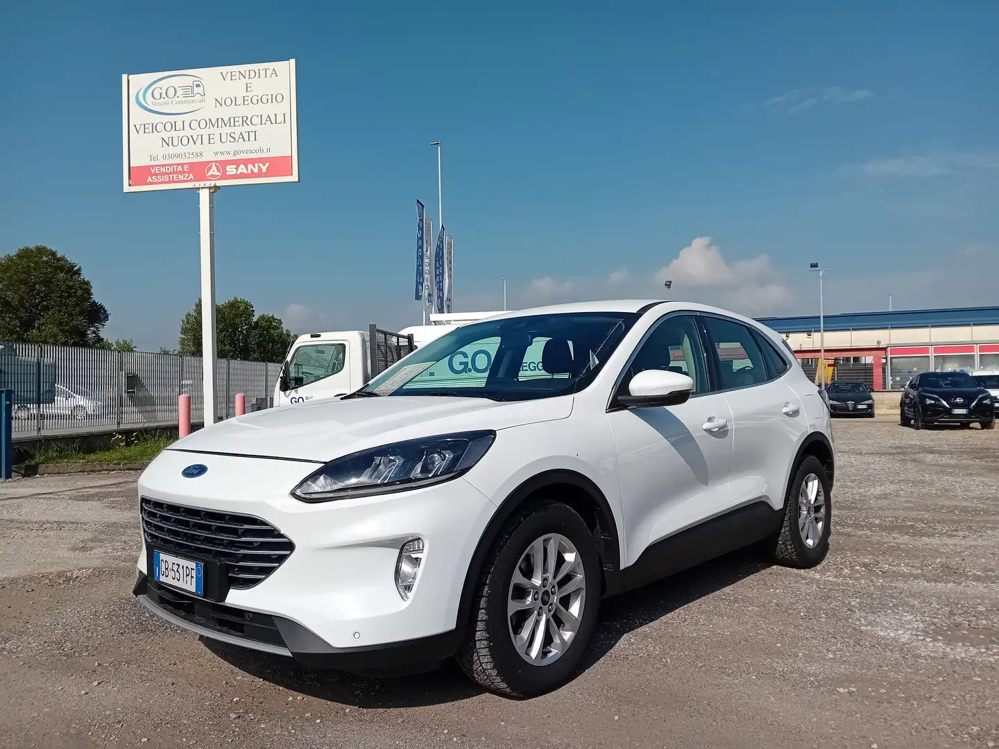 Ford Kuga Kuga 1.5 ecoblue Titanium 2wd 120cv auto Bianco - 1