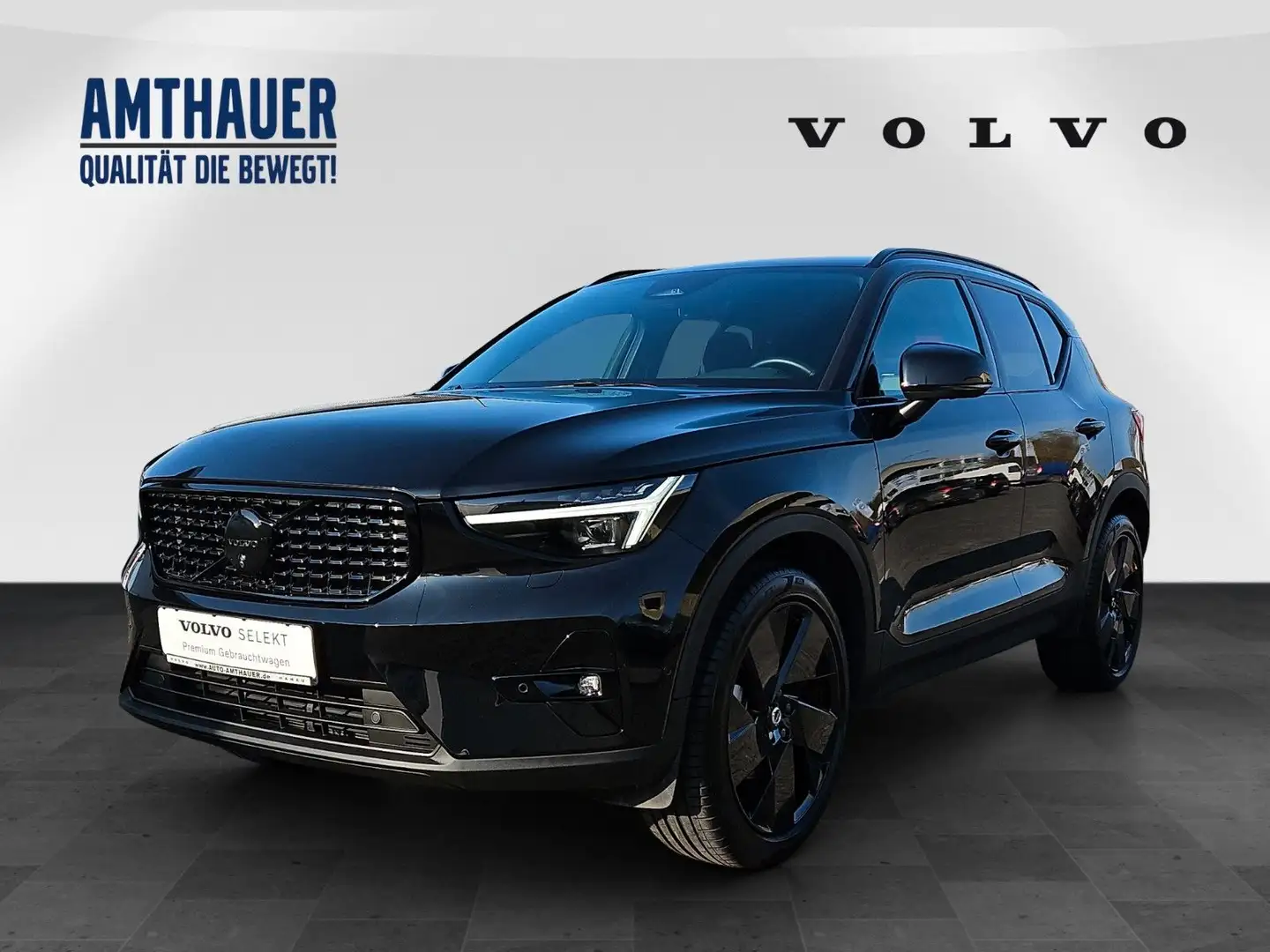 Volvo XC40 B3 Plus Black Edit. 360°/BLIS/H&K Schwarz - 1