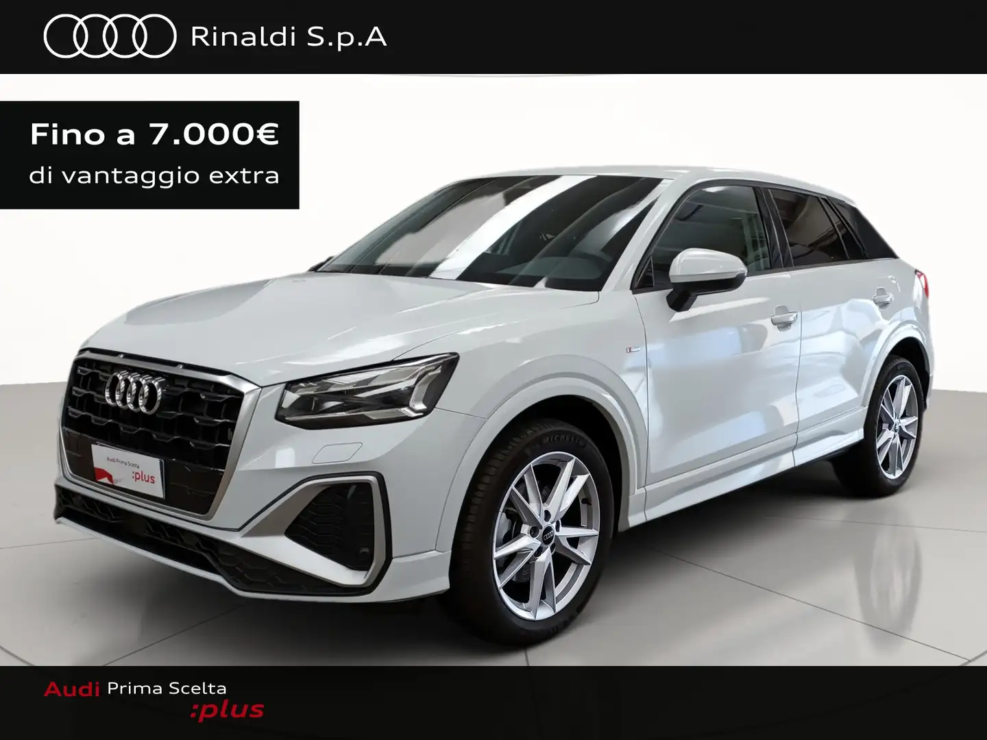 Audi Q2 35 2.0 tdi business s-tronic Bianco - 1