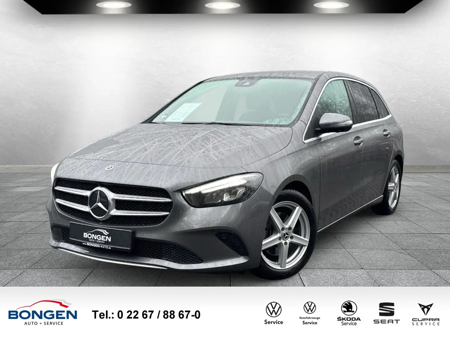 Mercedes-Benz B 200 Progressive AHK Navi Kamerasystem Klima Navi Grau - 1