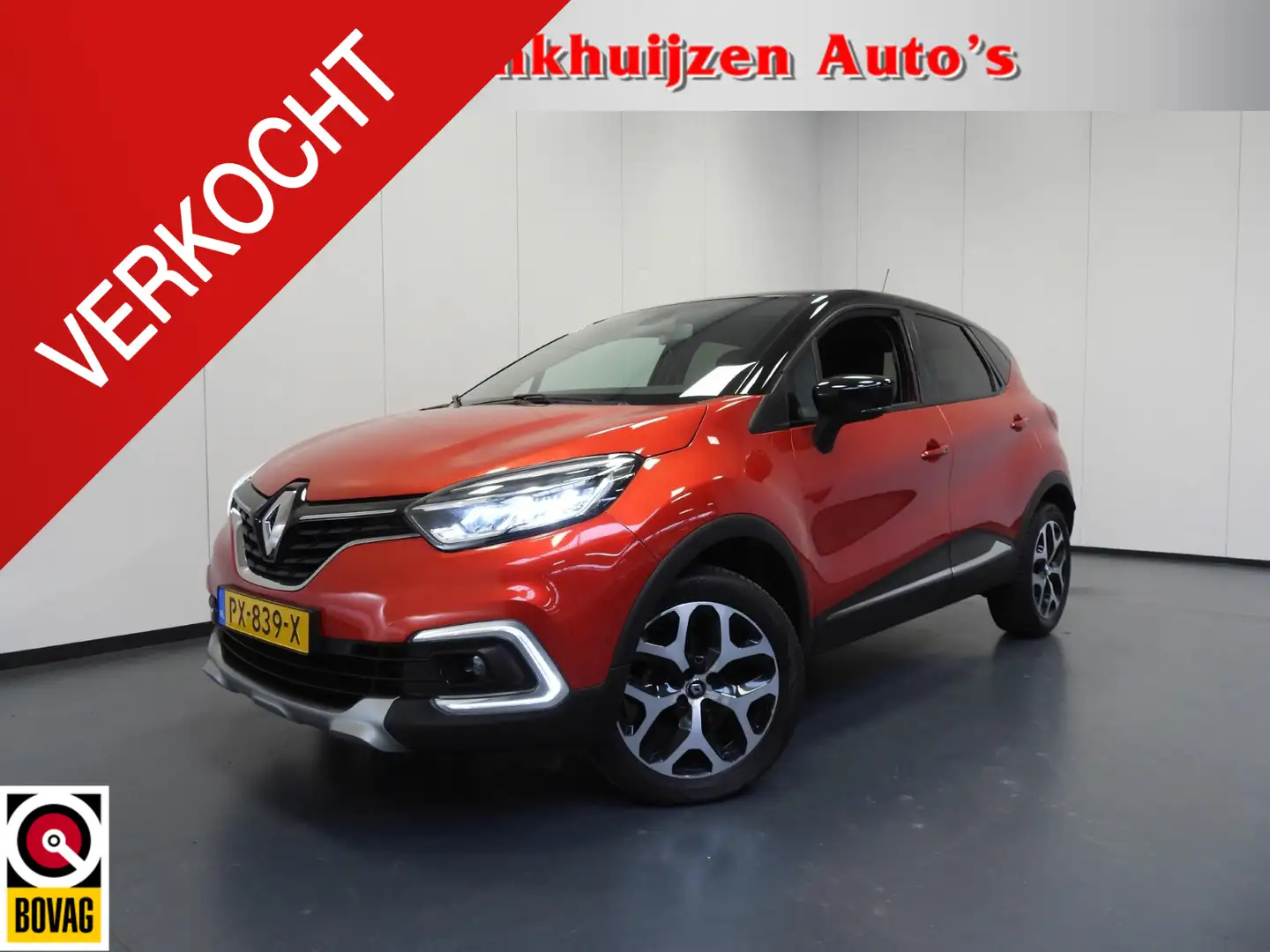 Renault Captur 0.9 TCe Intens NAVI/CAMERA/LED/17"LMV! Rood - 1