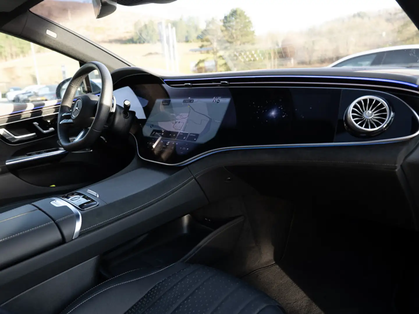 Mercedes-Benz EQE 500 4M AMG-Sport/Hyper/Pano/Burm/Night/Distr Blau - 2