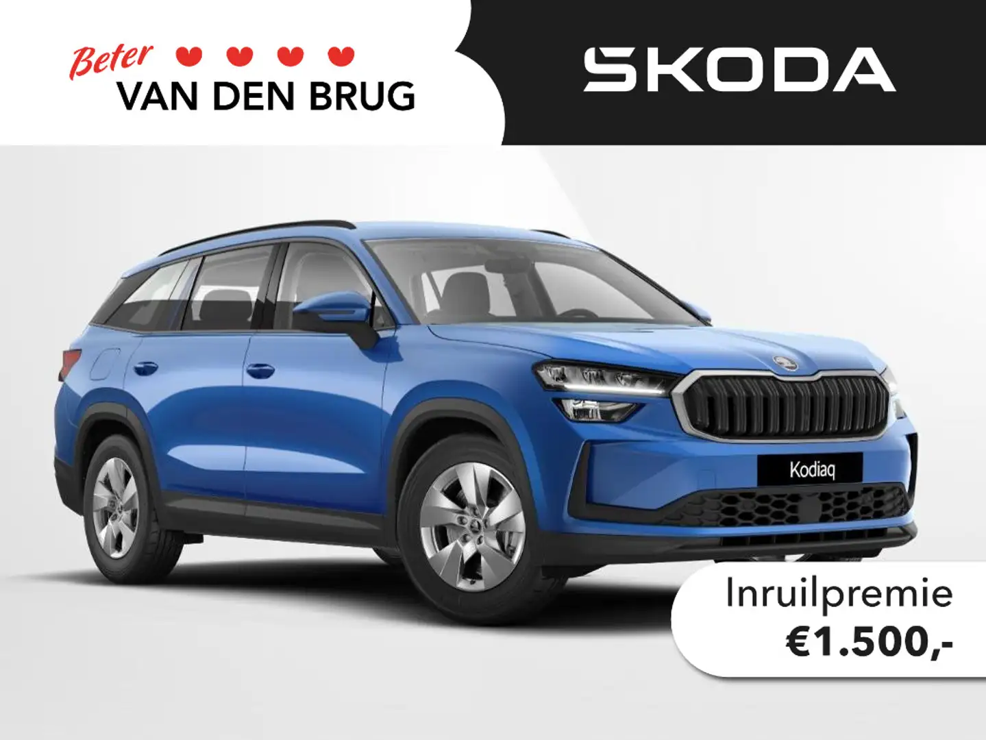 Skoda Kodiaq 1.5 TSI PHEV Edition | Private lease €749,- | Came Blauw - 1