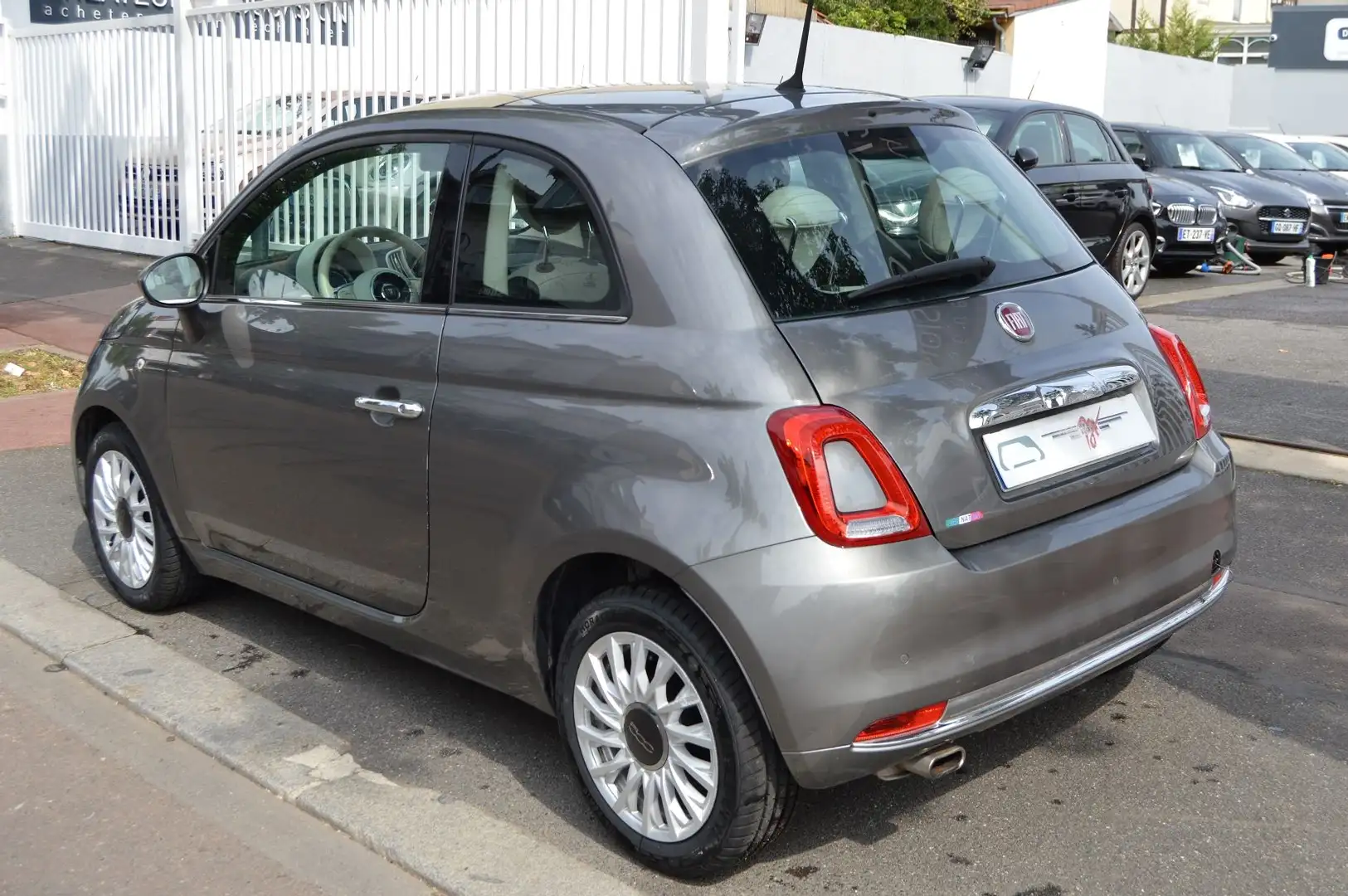 Fiat 500e 1.2 8V 69CH ECO PACK LOUNGE EURO6D Gris - 2