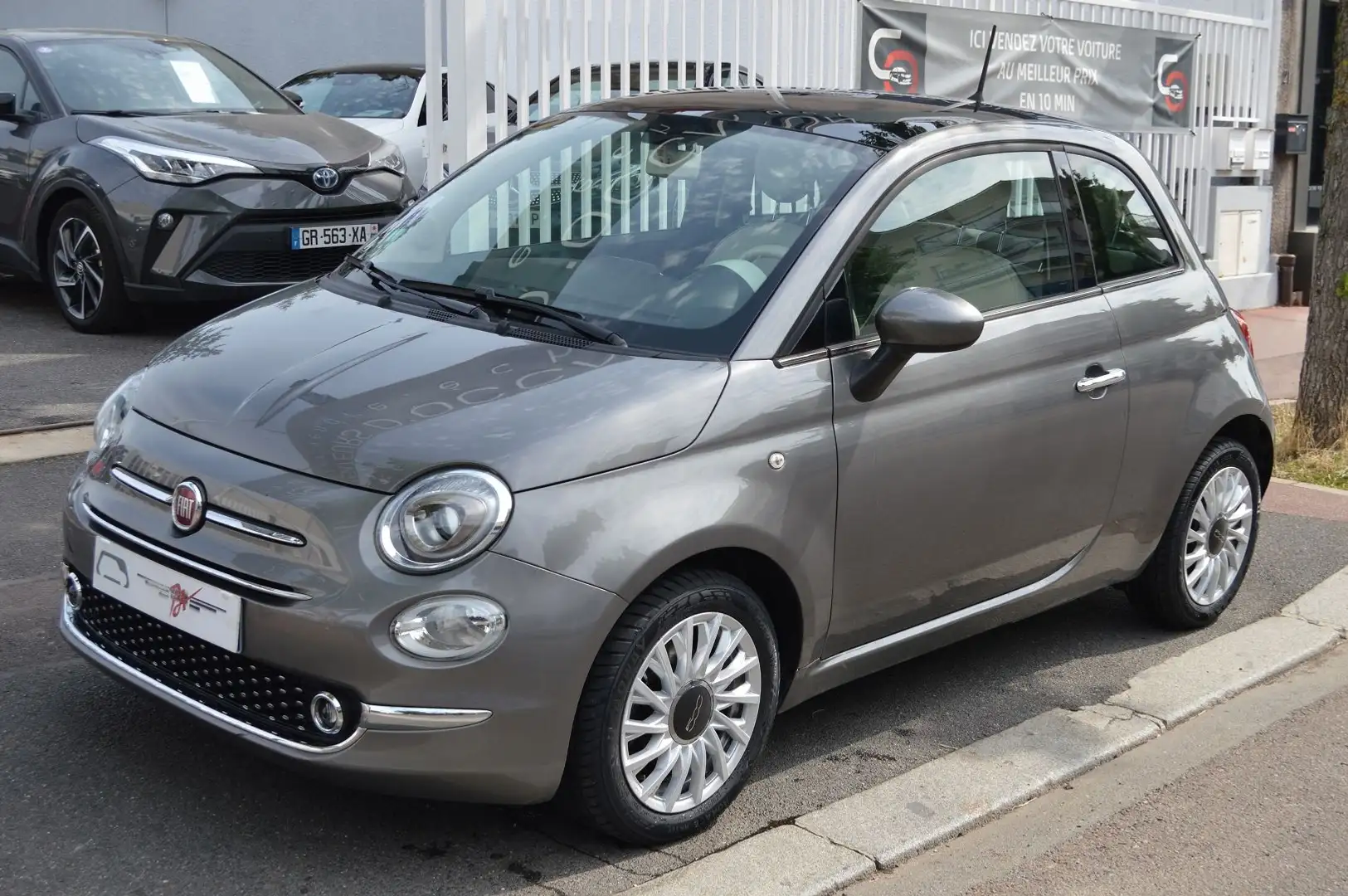 Fiat 500e 1.2 8V 69CH ECO PACK LOUNGE EURO6D Gris - 1