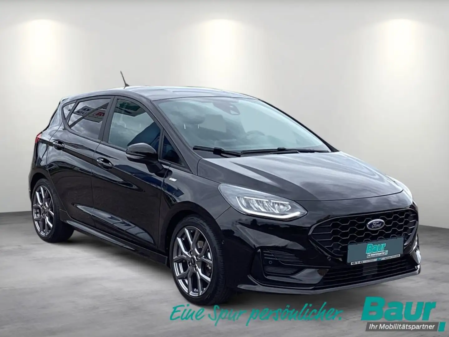 Ford Fiesta 1.0 EcoBoost Hybrid S&S ST-LINE NAVI LED Winter Schwarz - 2