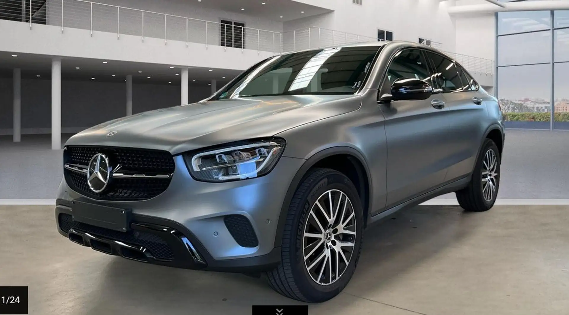 Mercedes-Benz GLC 300 de Coupe 19*AHK*Burmest*Night*Virtual*Le Gris - 2