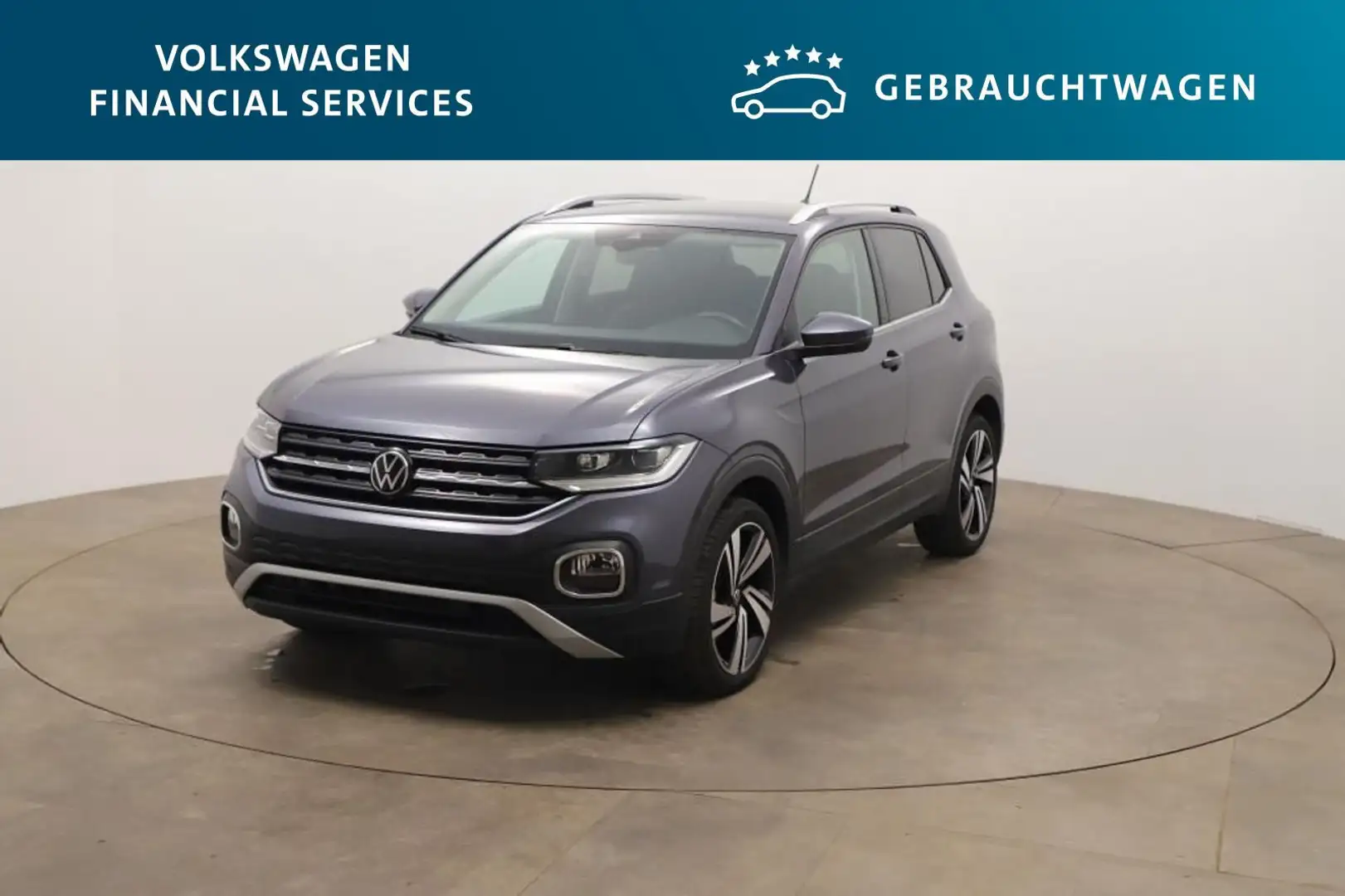 Volkswagen T-Cross T-CROSS Highline 1.5 TSI DSG AHK*RFK*PDC*Tempo Grey - 1