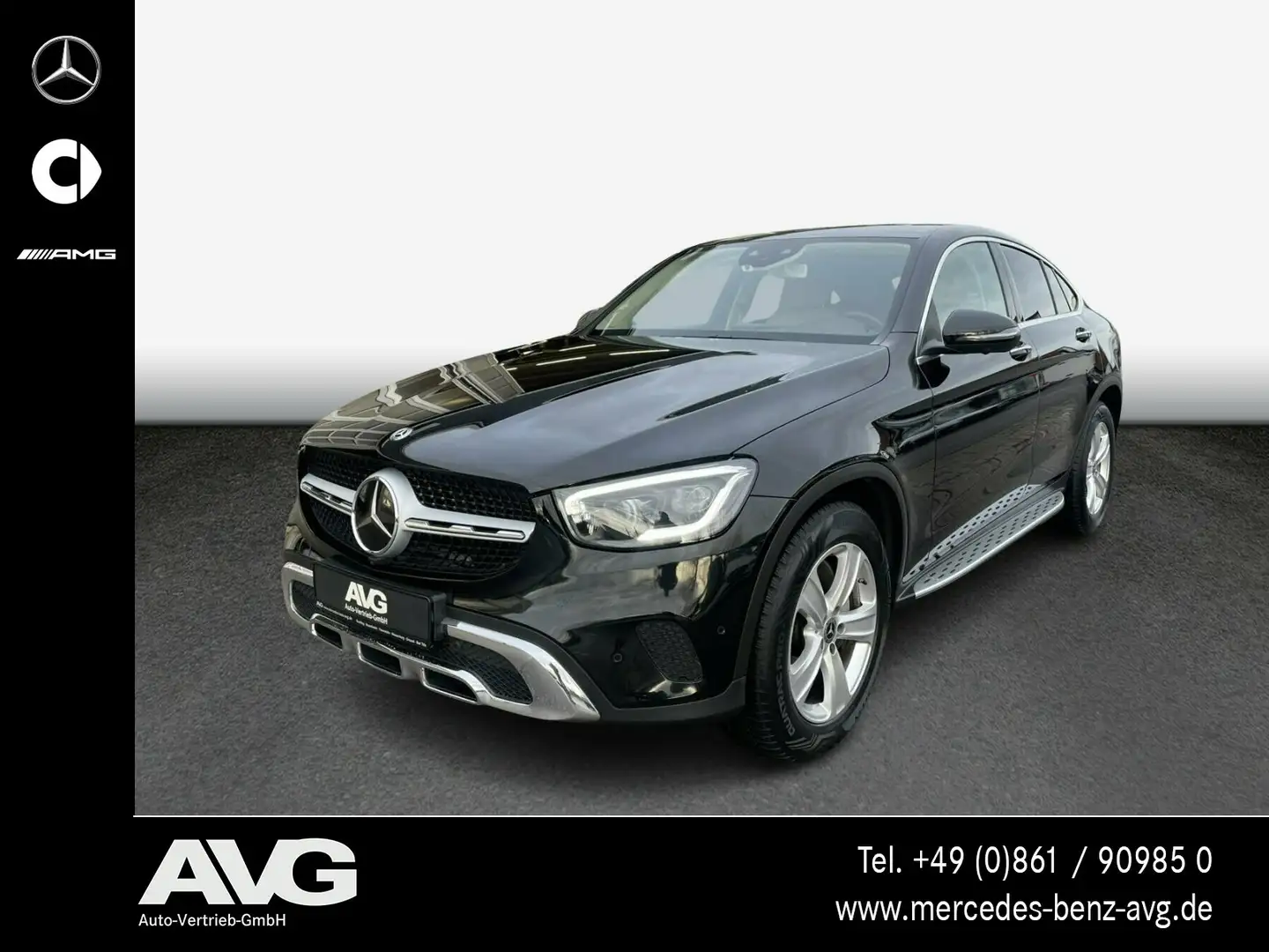 Mercedes-Benz GLC 220 GLC 220 d 4M Coupé 360Kam KeyGo HuD Multibeam Black - 1