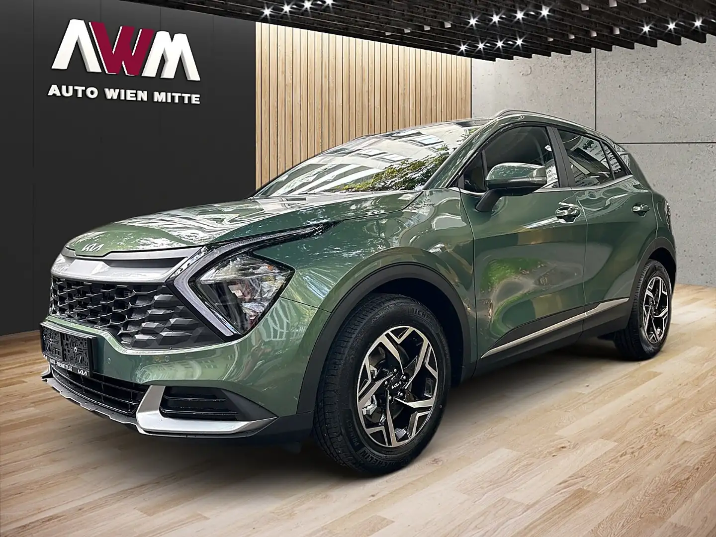 Kia Sportage 1,6 TGDI HEV Silber Aut.| AUTO WIEN MITTE Grün - 1