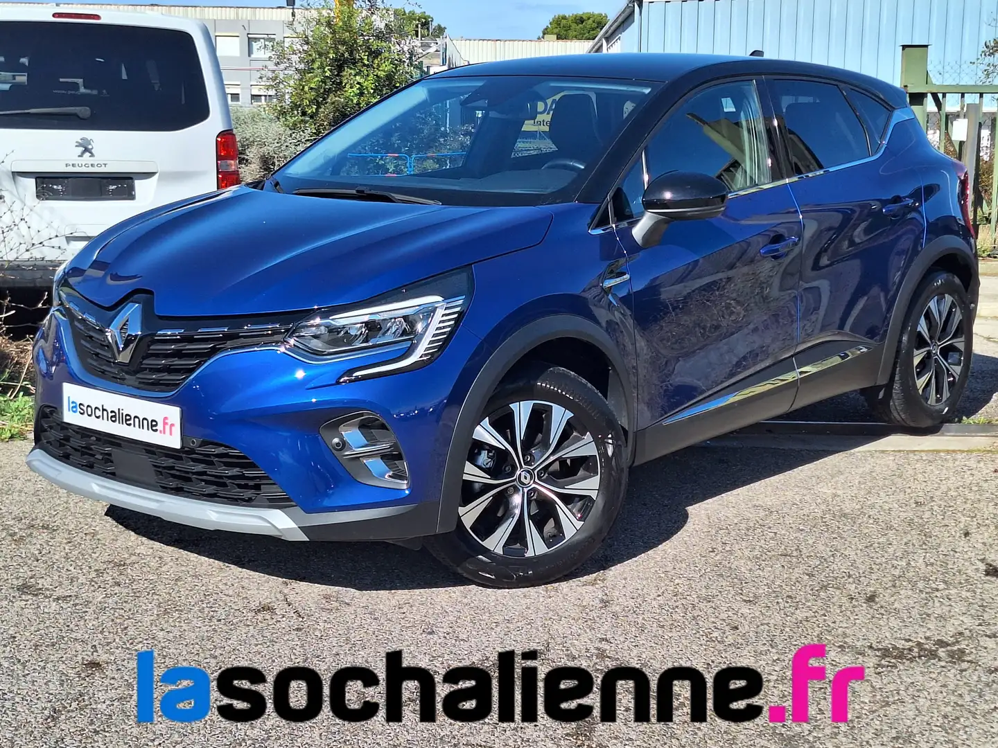 Renault Captur mild hybrid 140 EDC techno + radar av et caméra recul + roue de secours+ peinture métalisée Blauw - 1